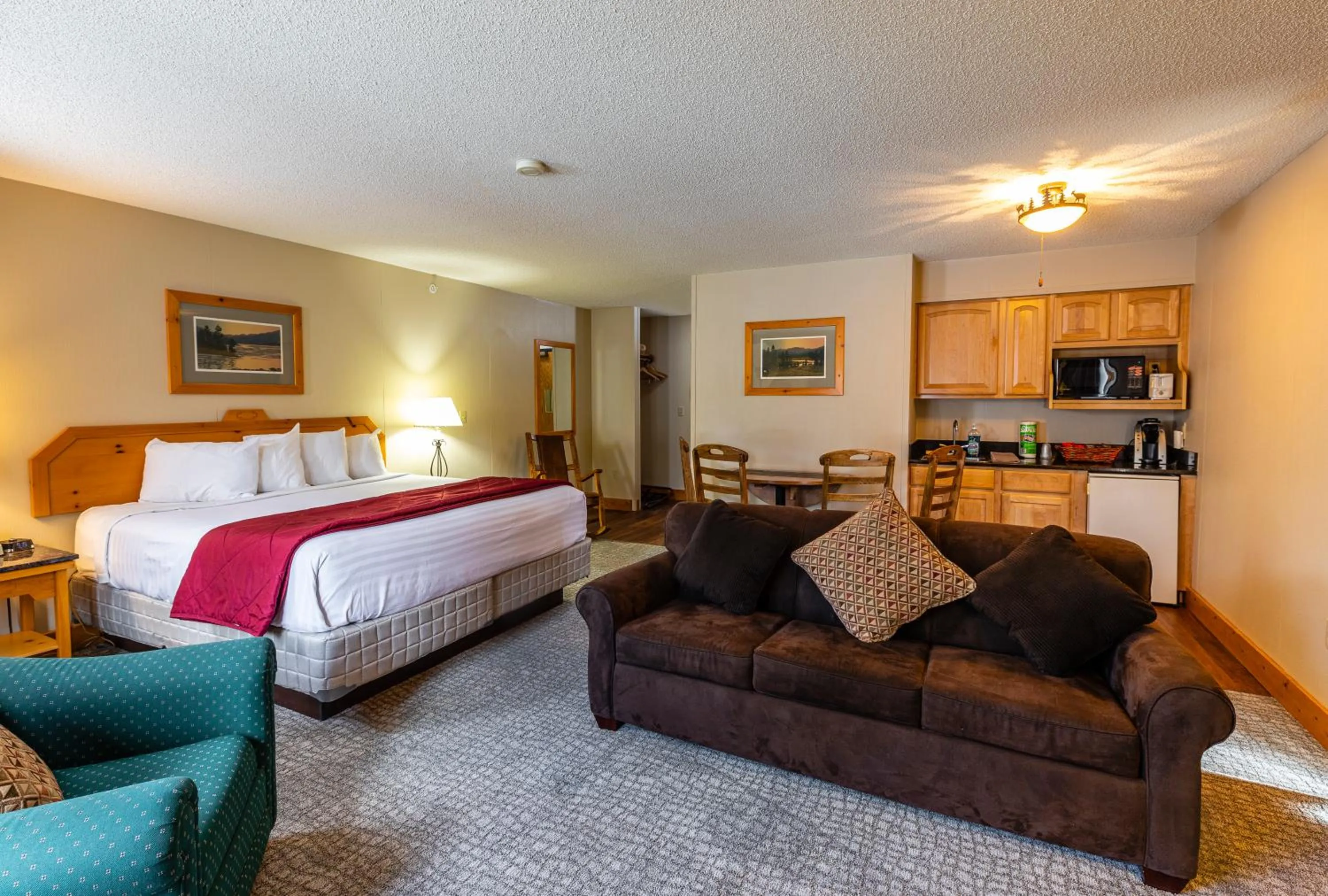 Bed in Lodge at Palmer Gulch