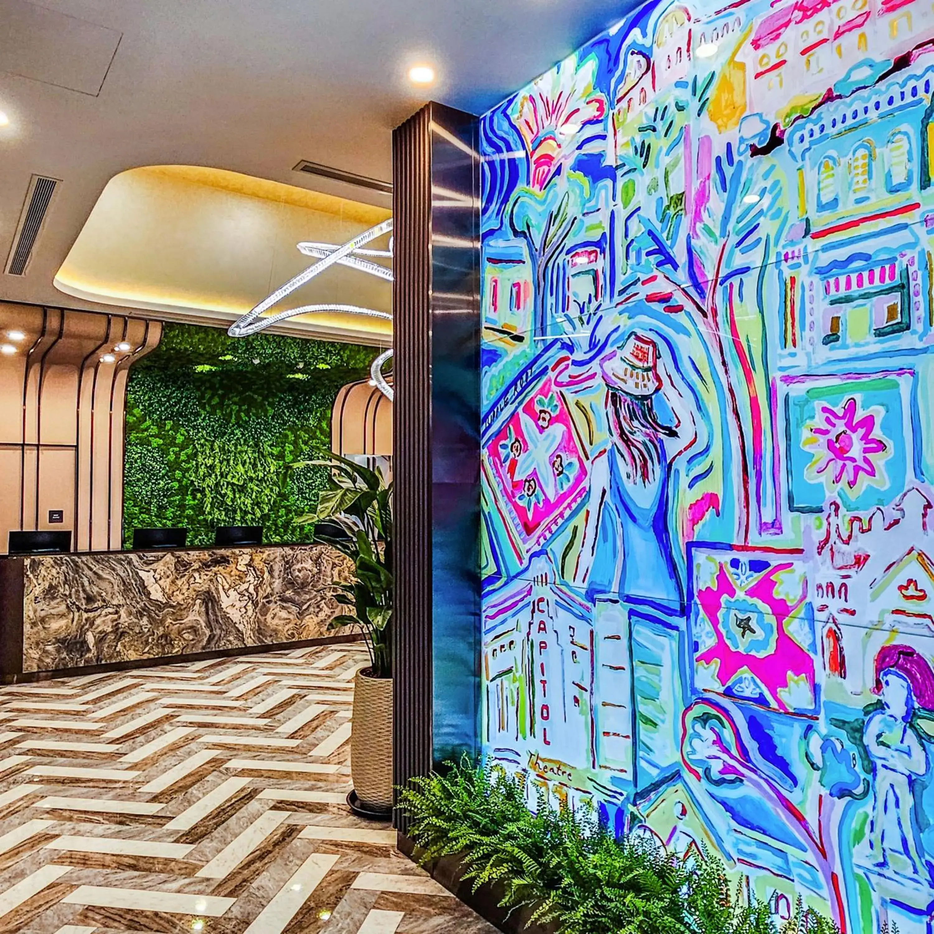 Lobby or reception in Hotel Mi Rochor Lobby or reception in Hotel Mi Rochor