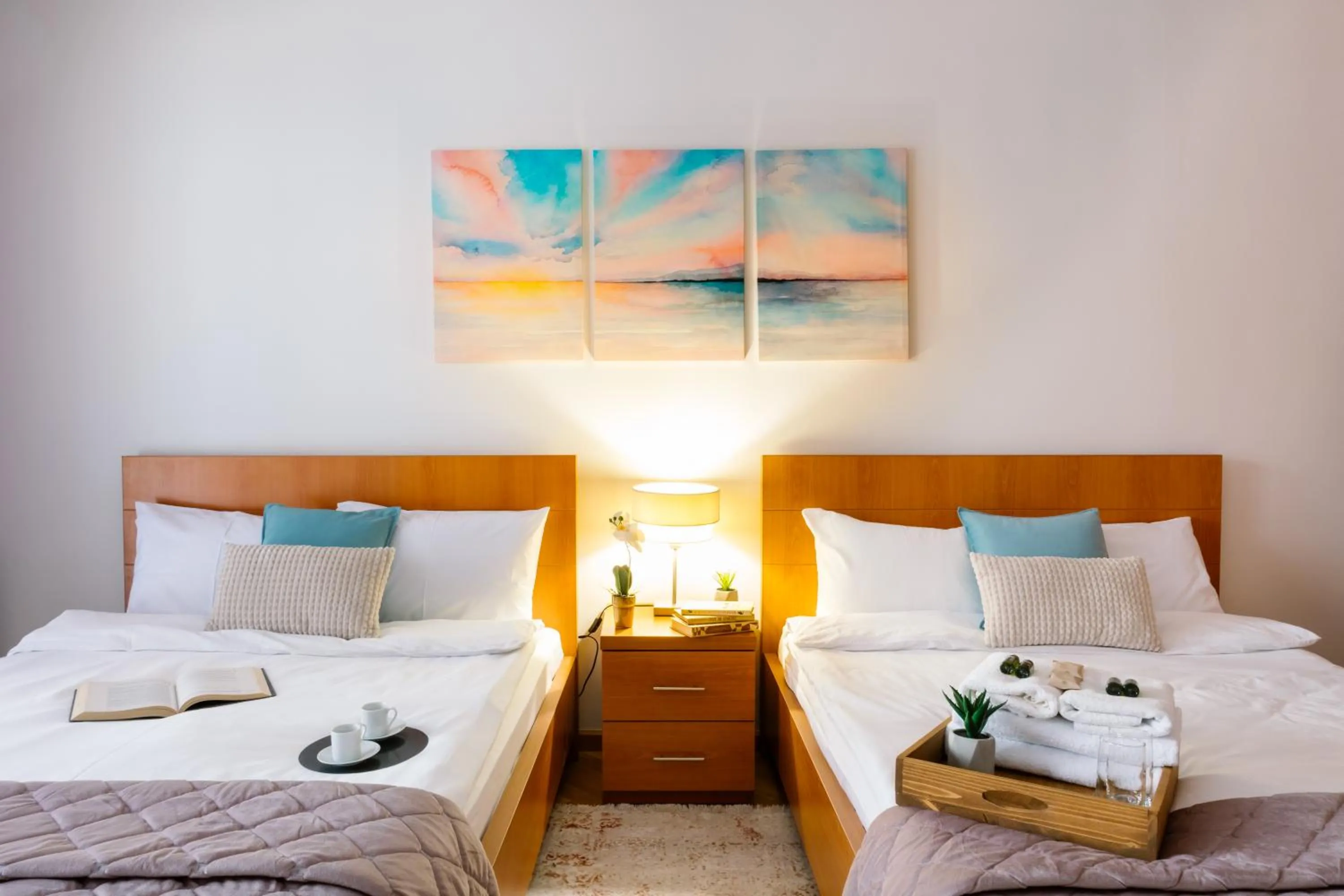 Bed in hotelise I Paradise Apartment