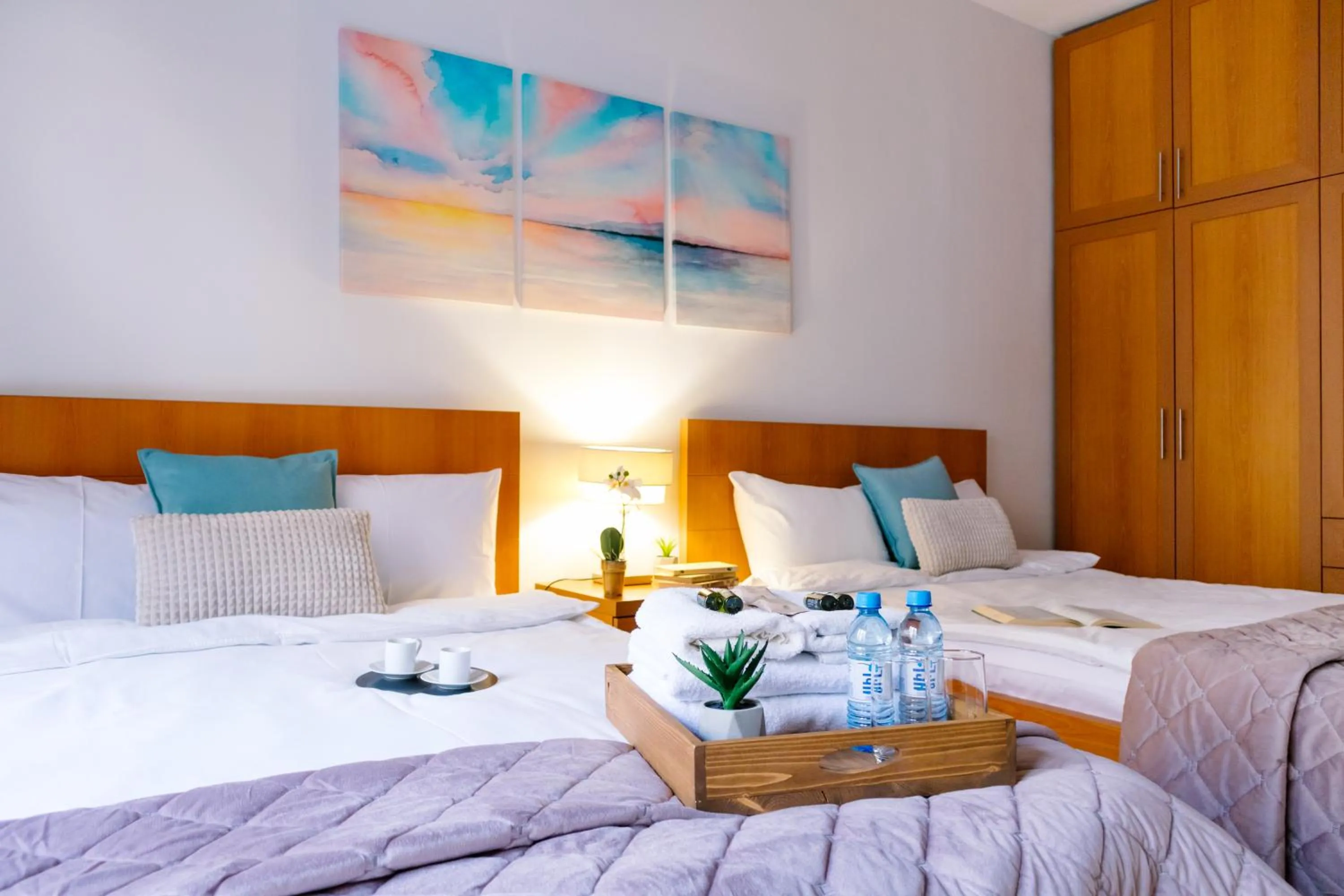 Bed in hotelise I Paradise Apartment