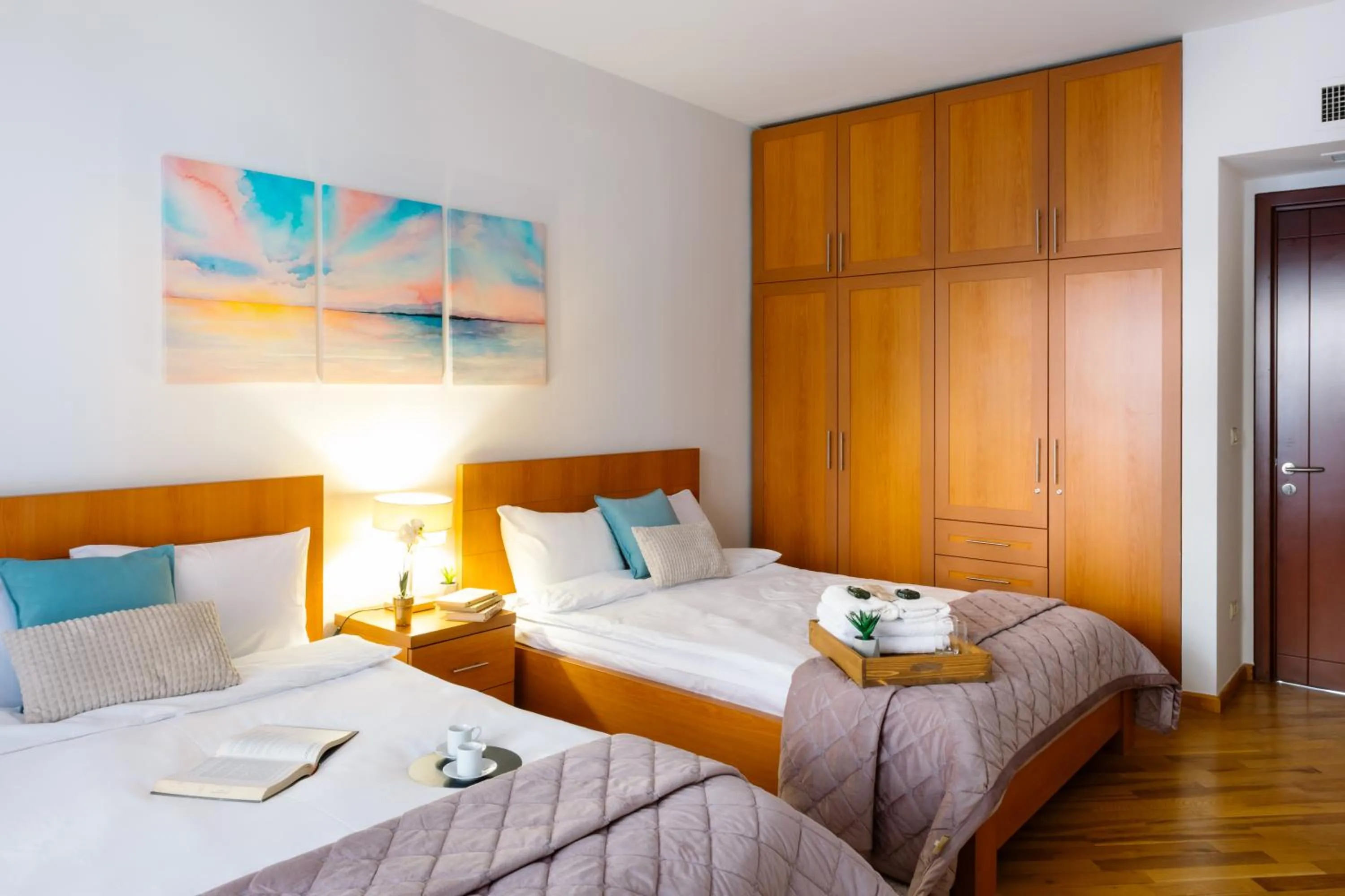 Bed in hotelise I Paradise Apartment