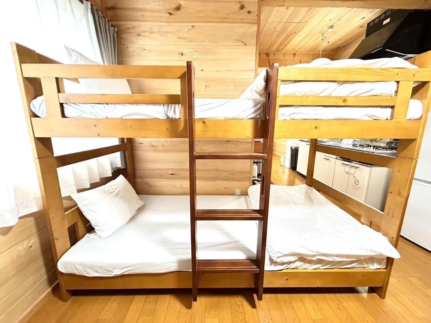 bunk bed, Bed in Furano Log House Farm Resort