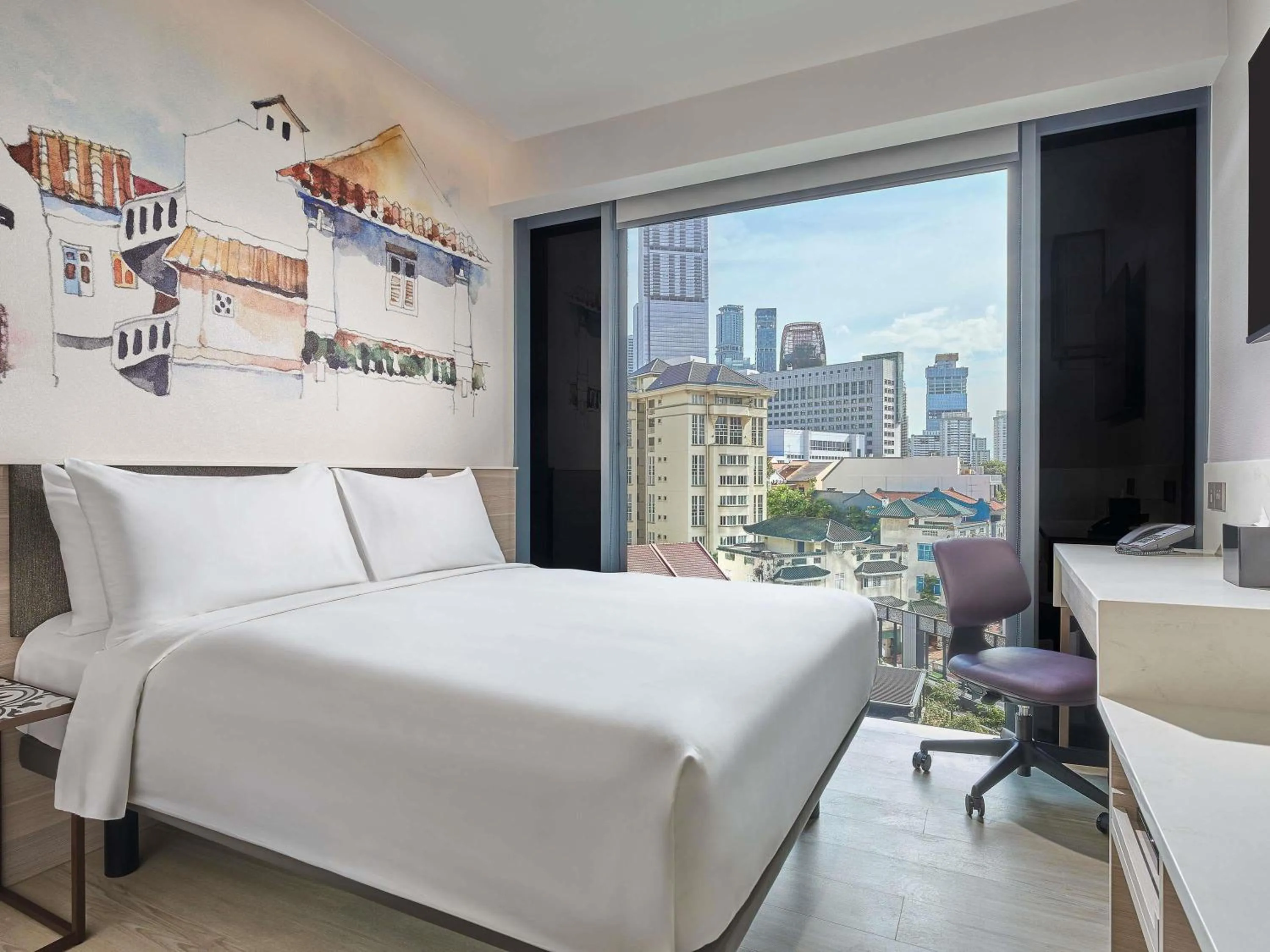 Bedroom, Bed in Mercure ICON Singapore City Centre