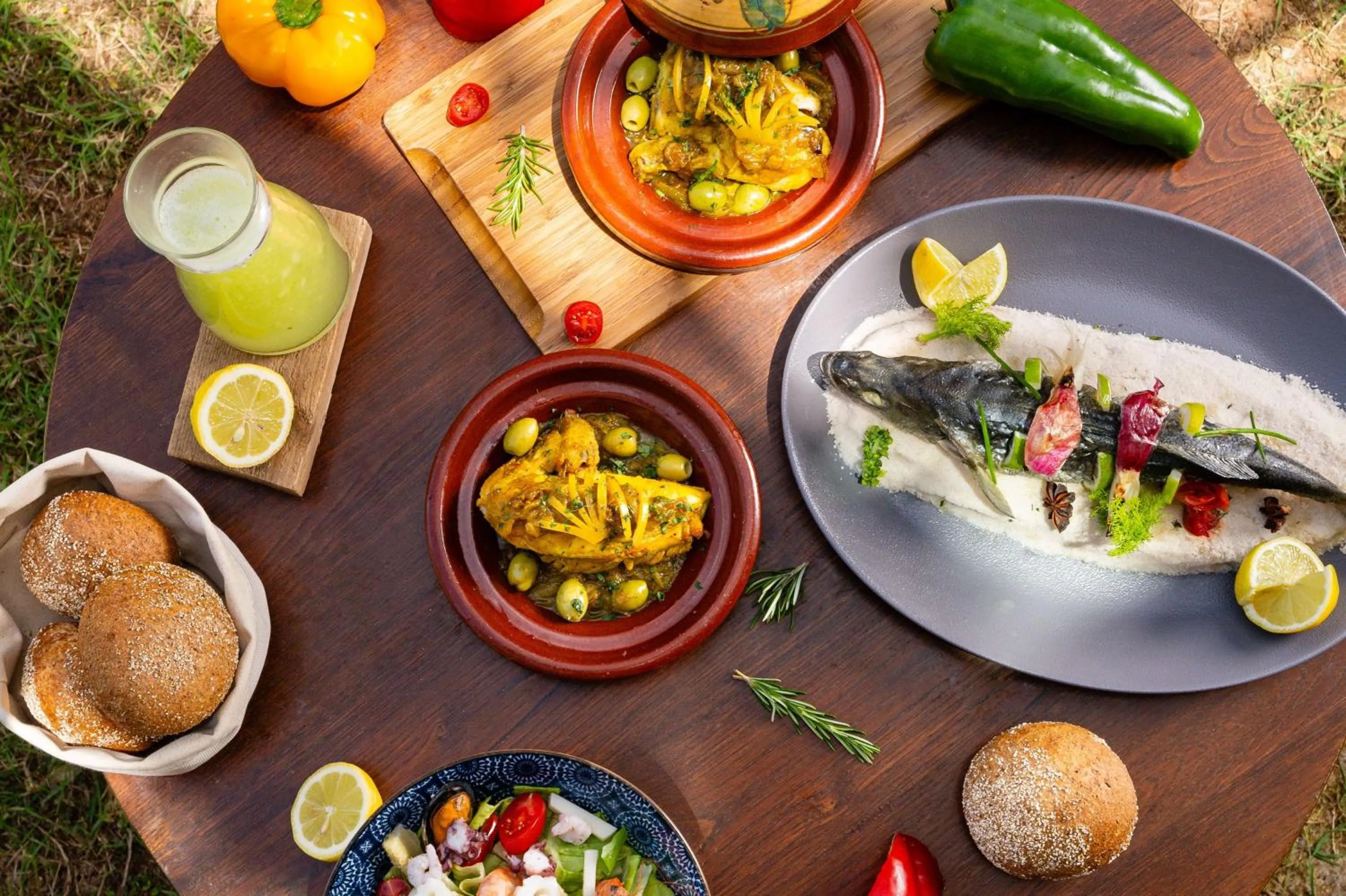 Food and drinks in Radisson Blu Residences, Saidia