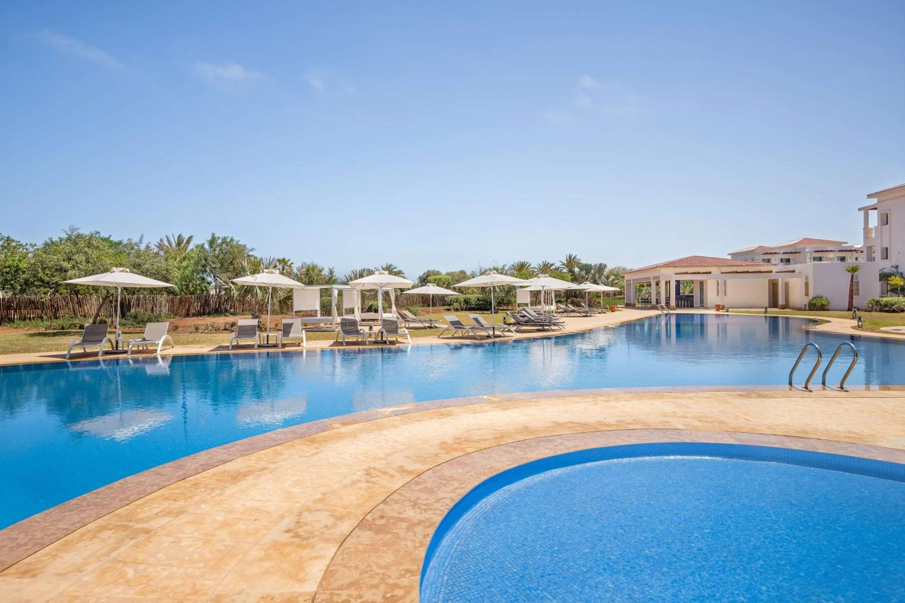 Pool view in Radisson Blu Residences, Saidia