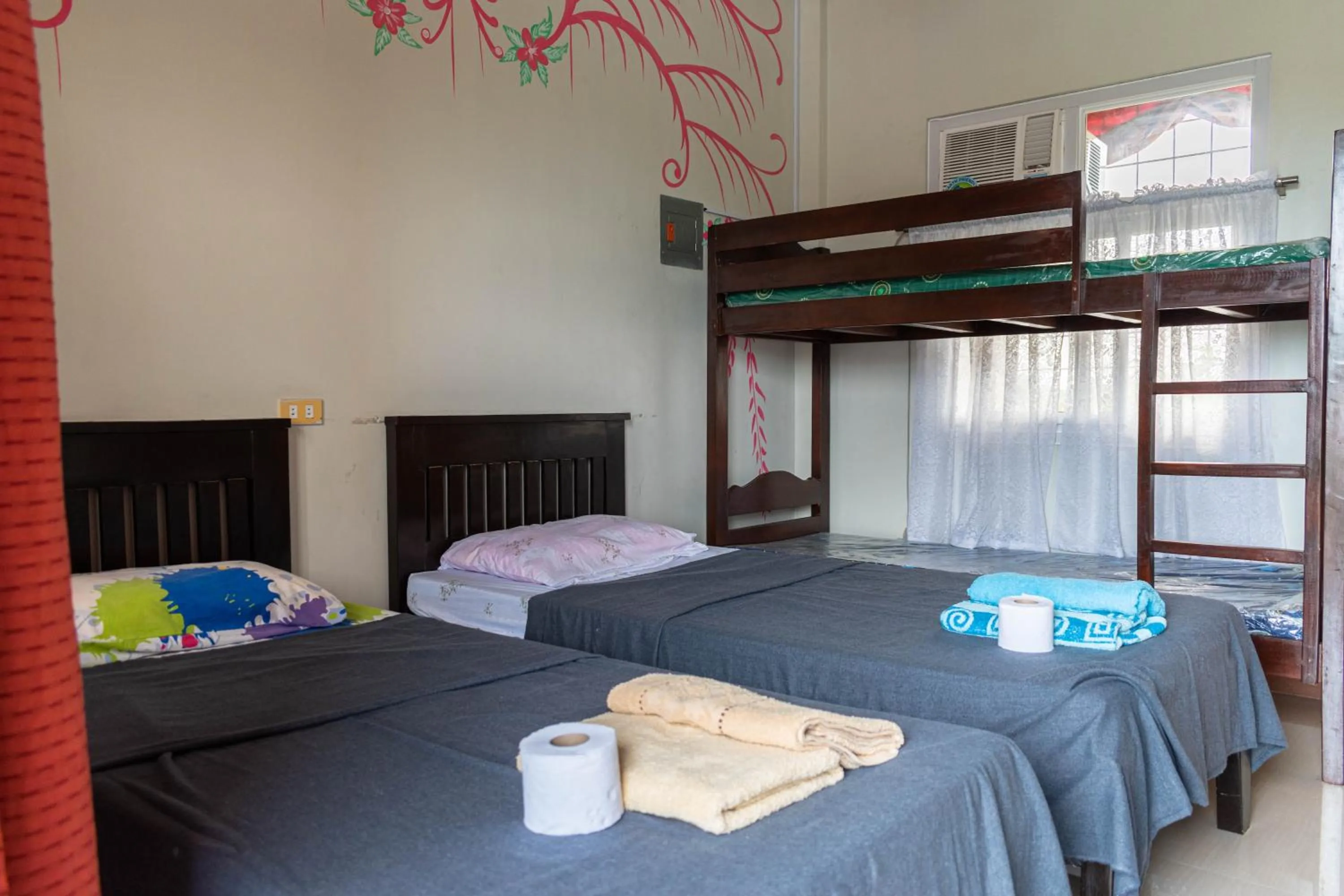 Bed in D Guest House Ilocos