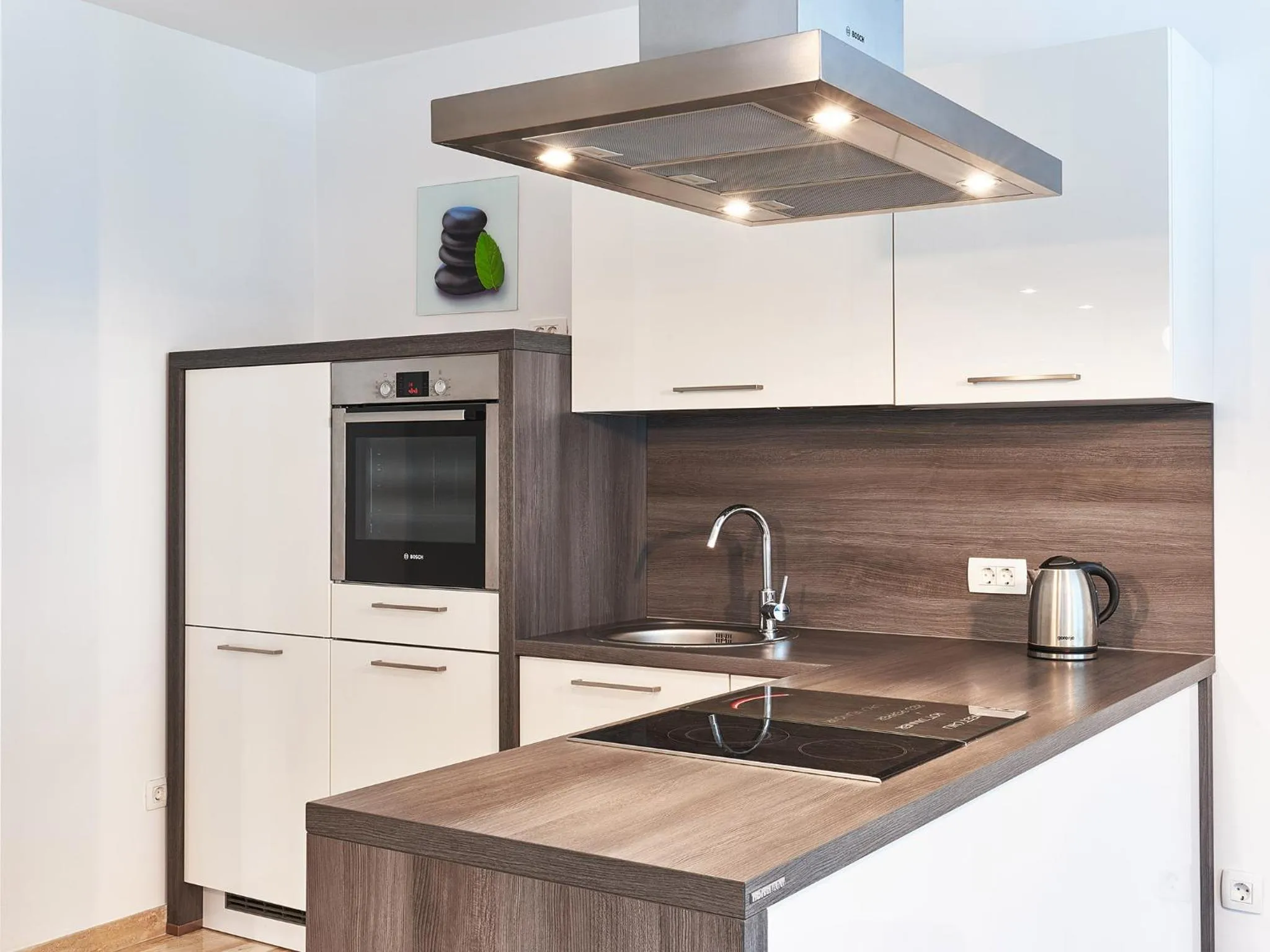 Kitchen or kitchenette in Lux Apartments Sunrior