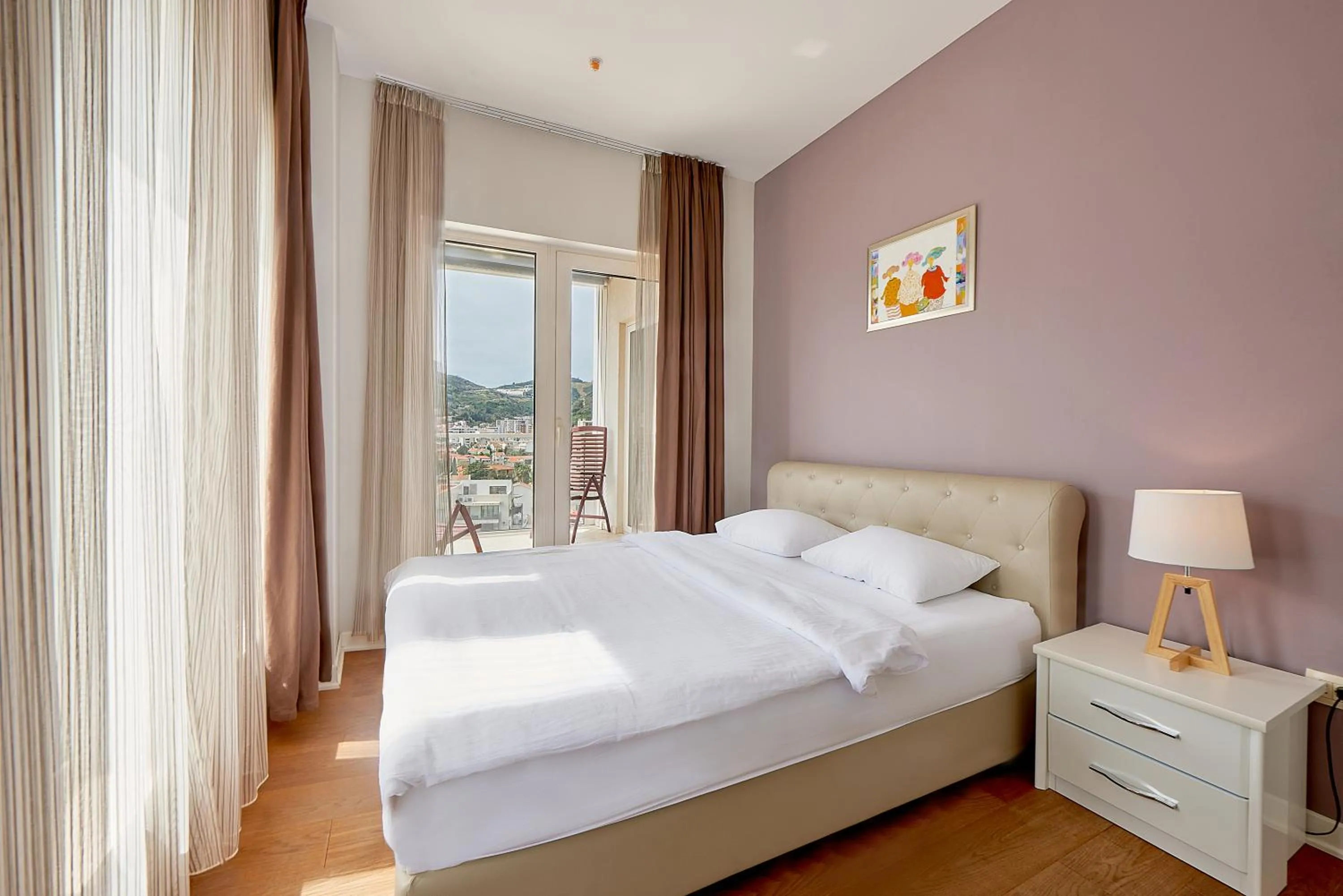 Bedroom, Bed in Lux Apartments Sunrior