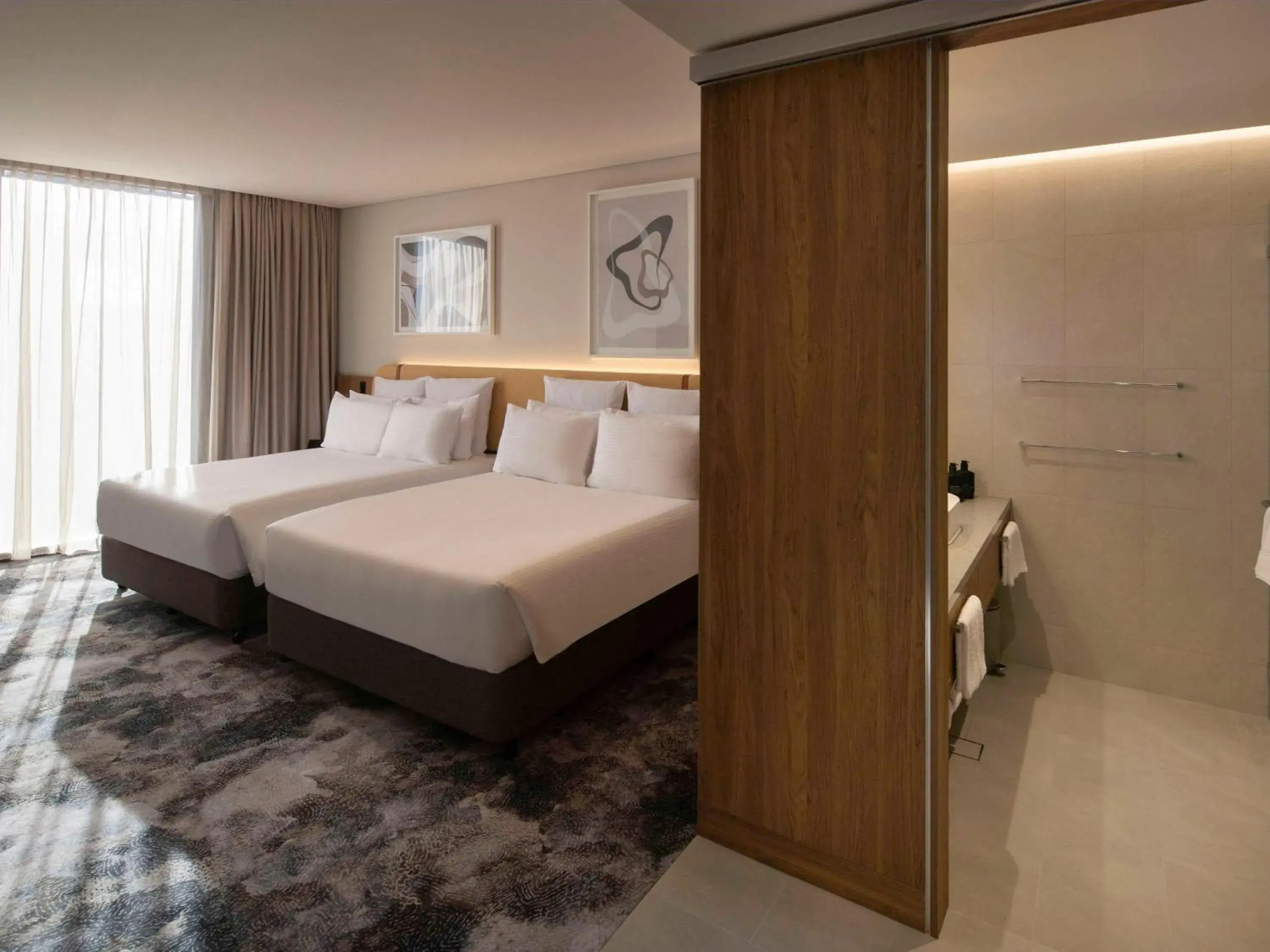 Bedroom, Bed in Pullman Sydney Penrith Bedroom, Bed in Pullman Sydney Penrith