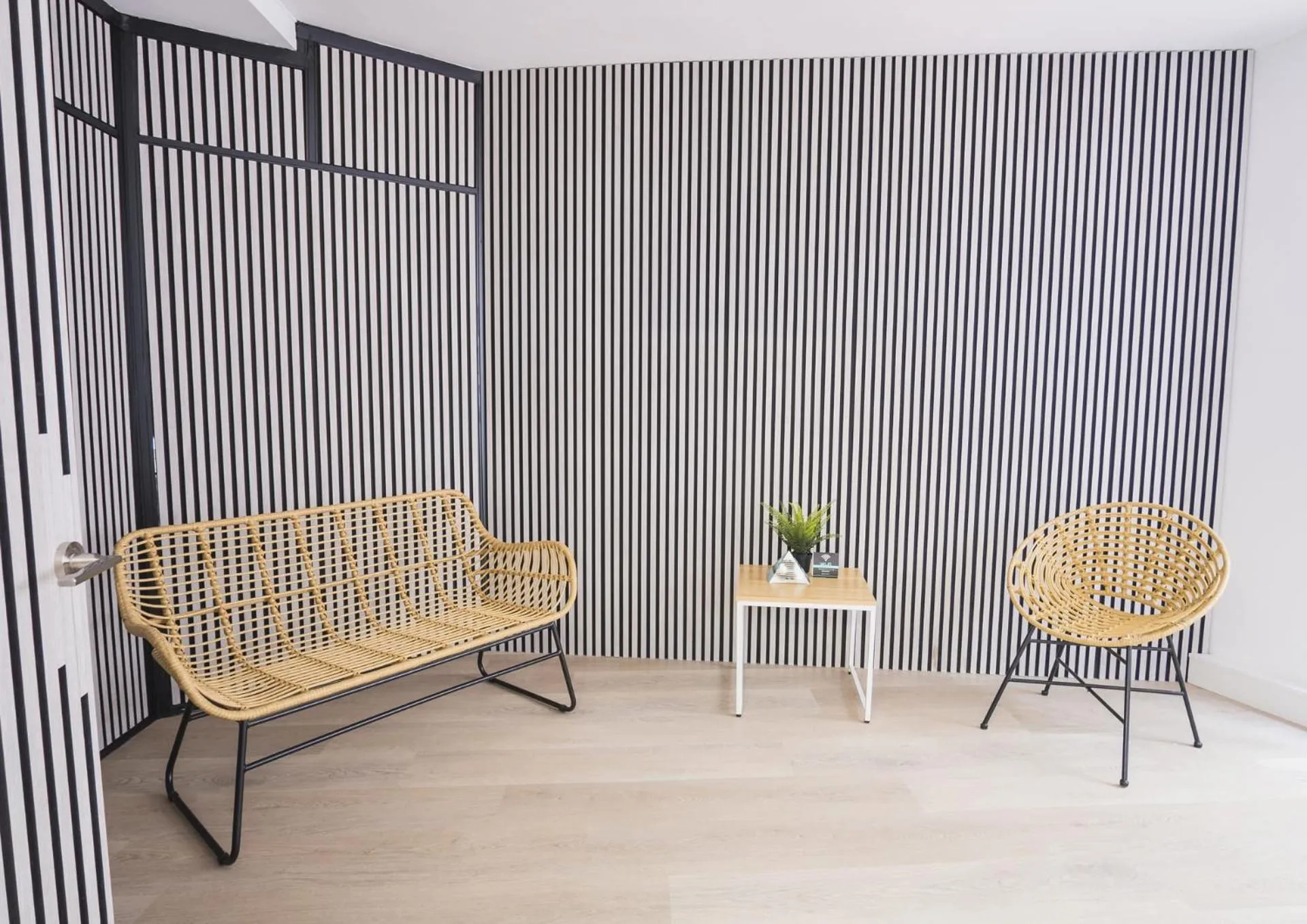 Living room in Hotel Alda Coruñamar