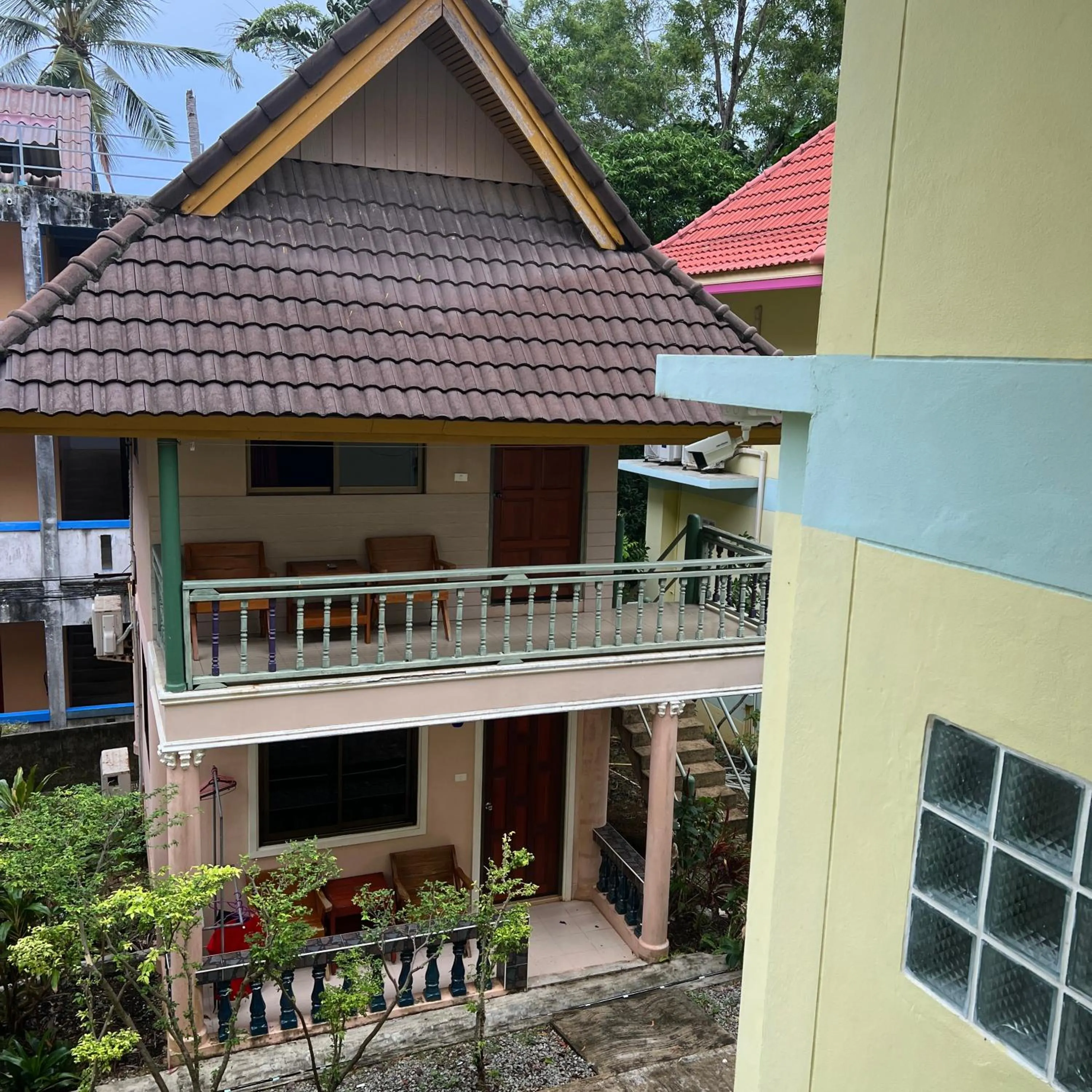 Balcony/Terrace in Kata Villa Merit Hill Bungalows