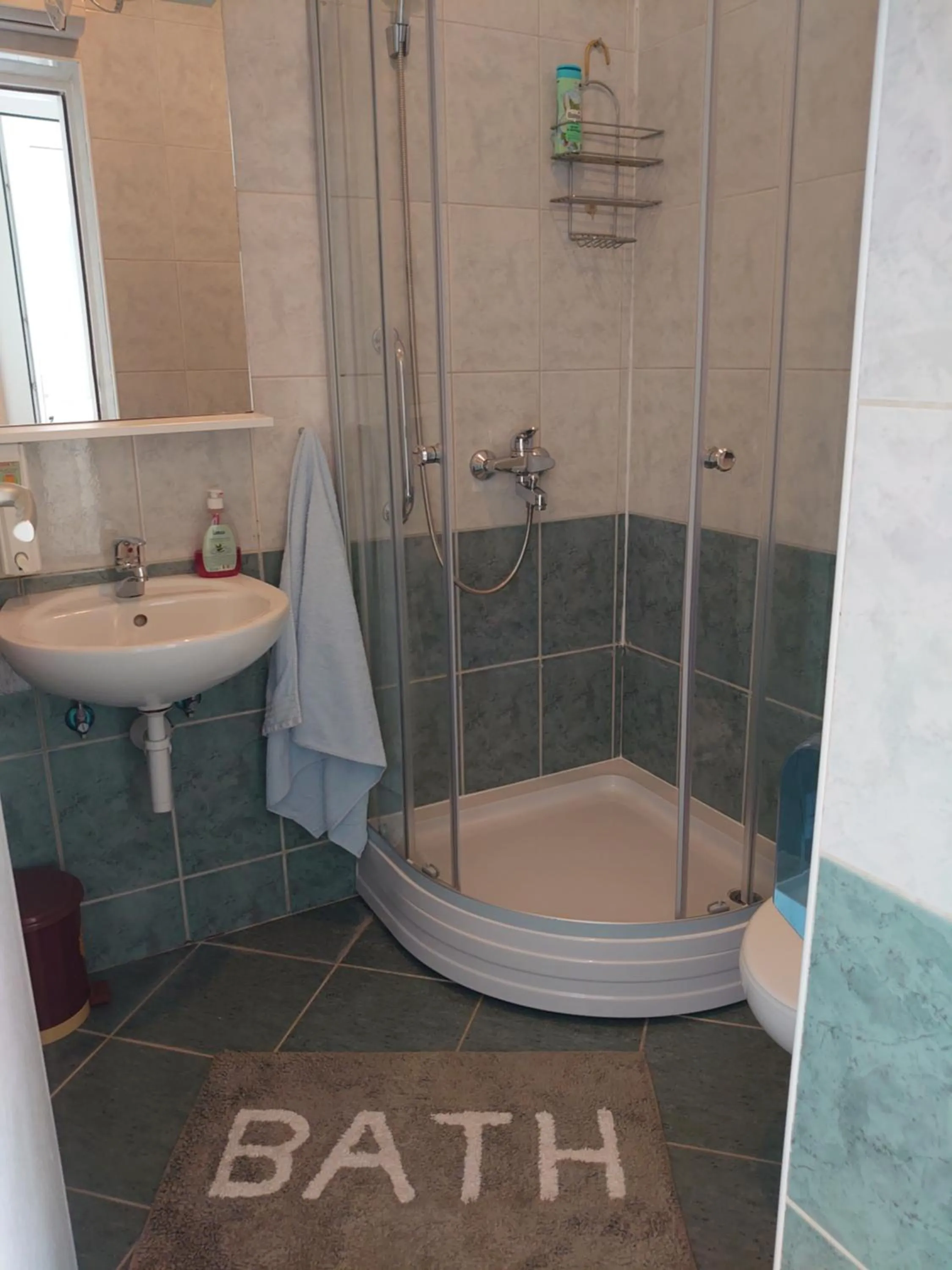 Bathroom in Apartments Tulipan - with free private parking garage