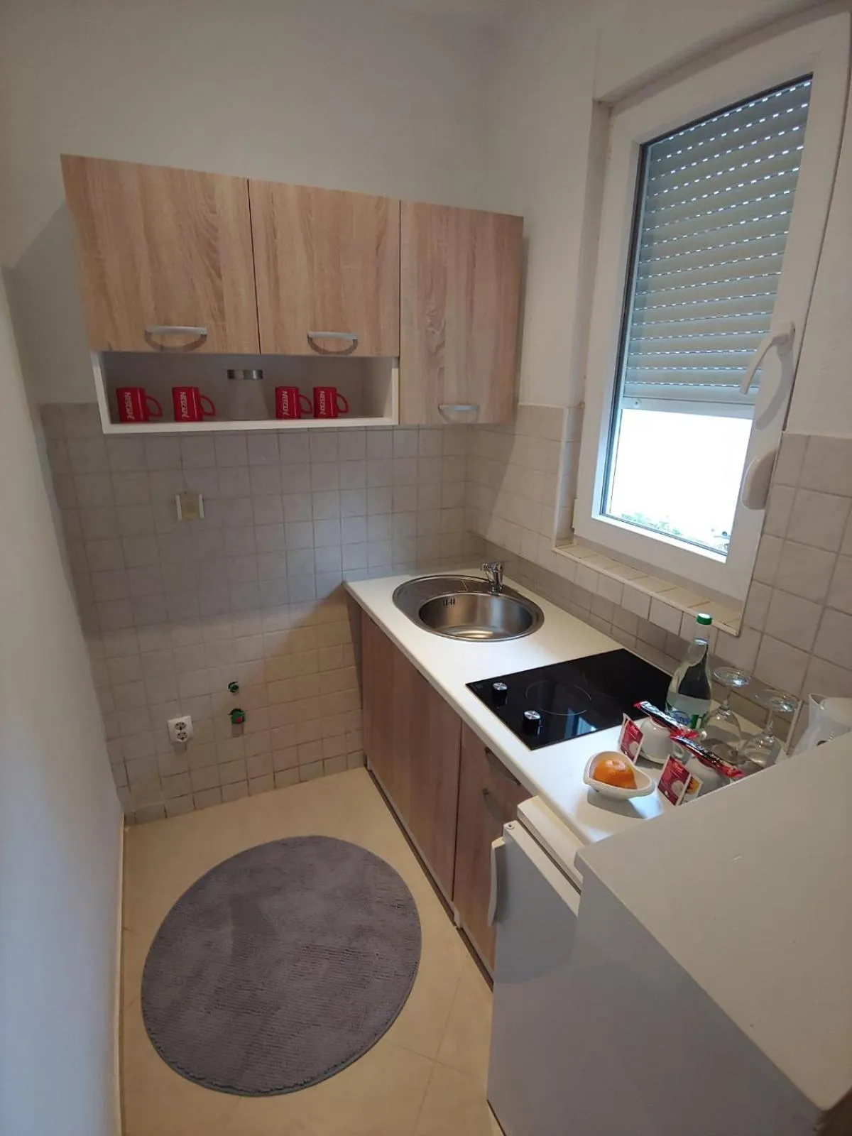 Kitchen or kitchenette in Apartments Tulipan - with free private parking garage