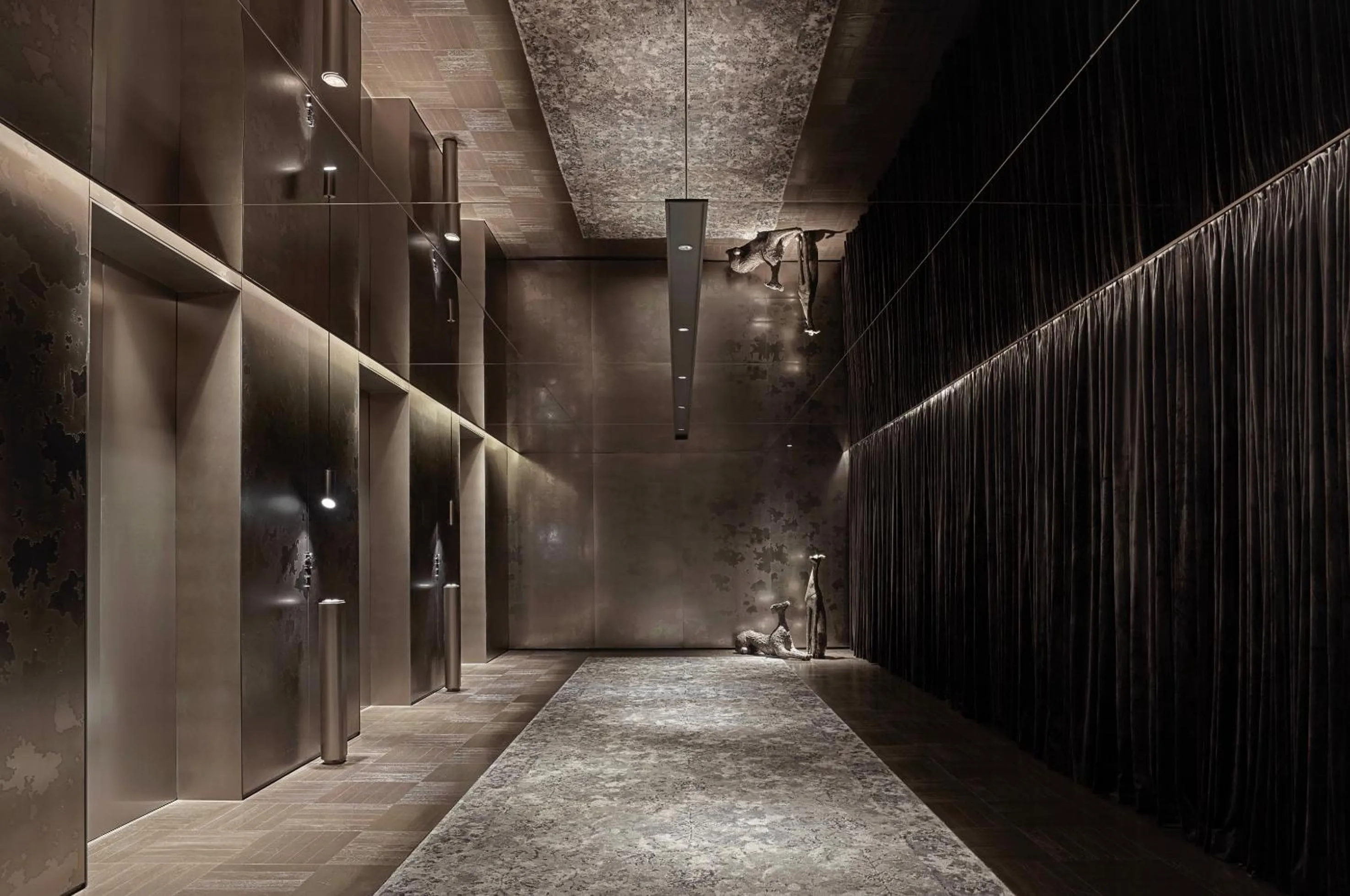 elevator in Kimpton Qiantan Shanghai by IHG