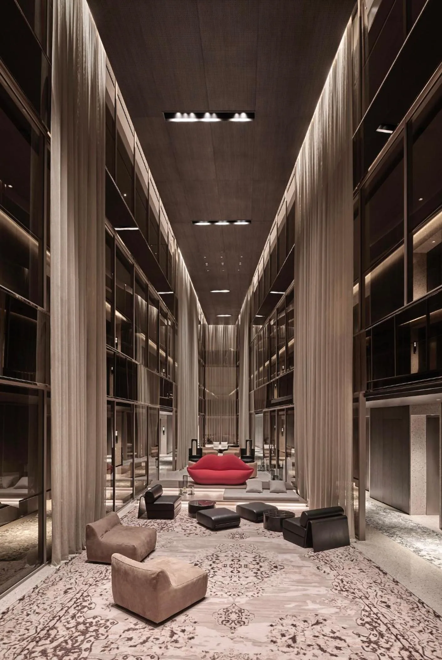 Lounge or bar in Kimpton Qiantan Shanghai by IHG