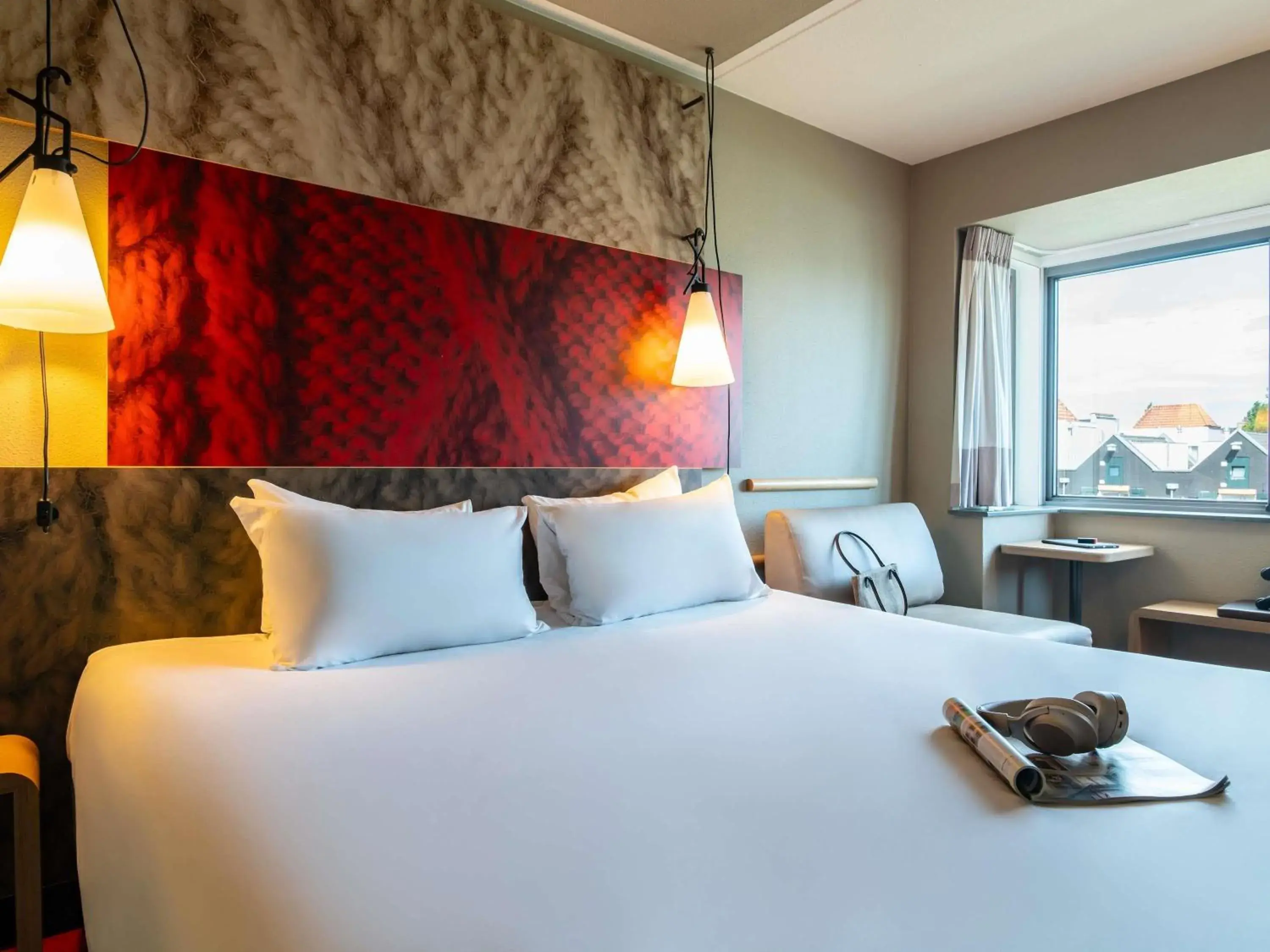 Bedroom, Bed in ibis Amsterdam Centre Stopera Bedroom, Bed in ibis Amsterdam Centre Stopera