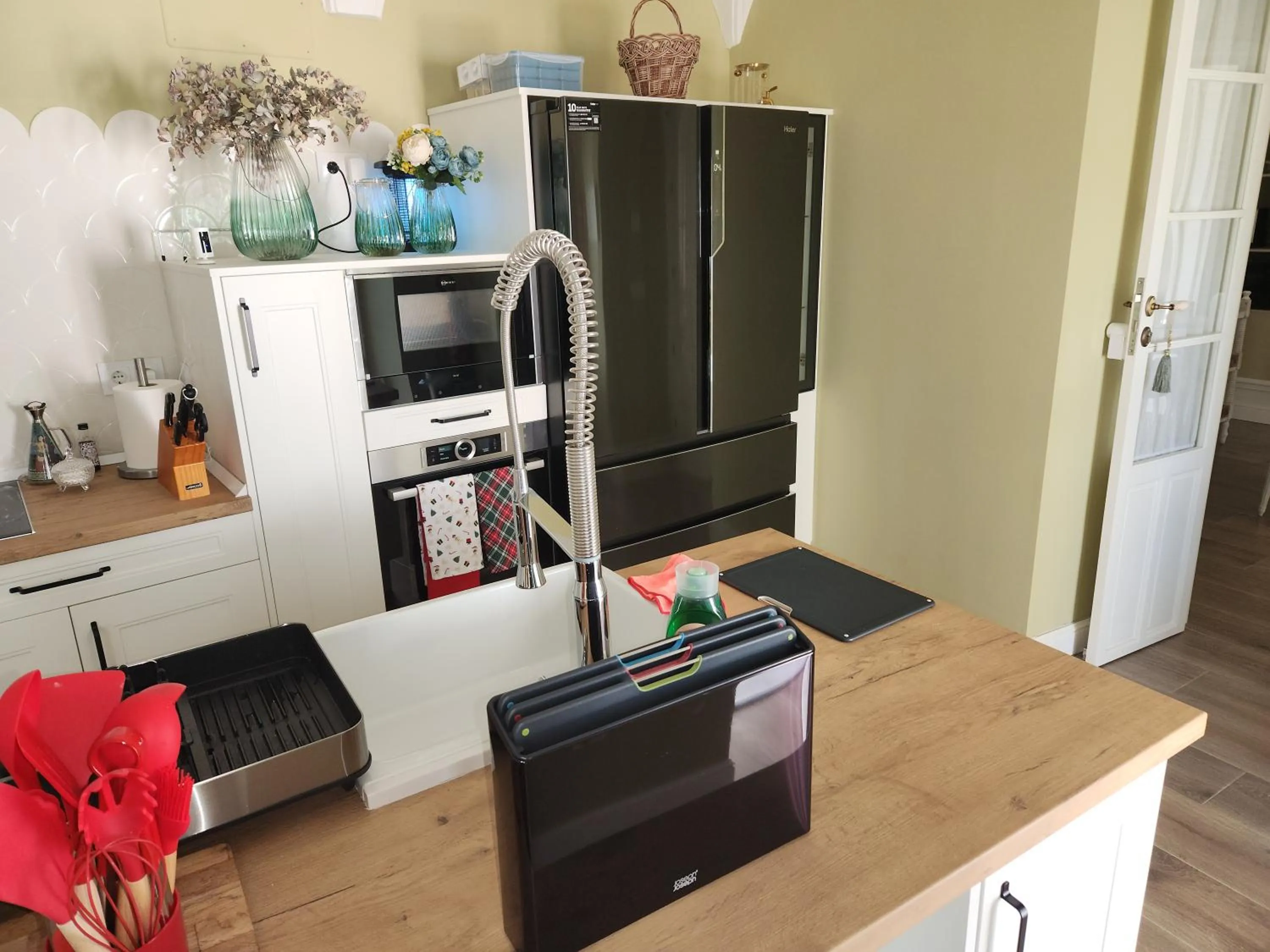 Kitchen or kitchenette in Hotel Boutique iulia 5 Estrellas