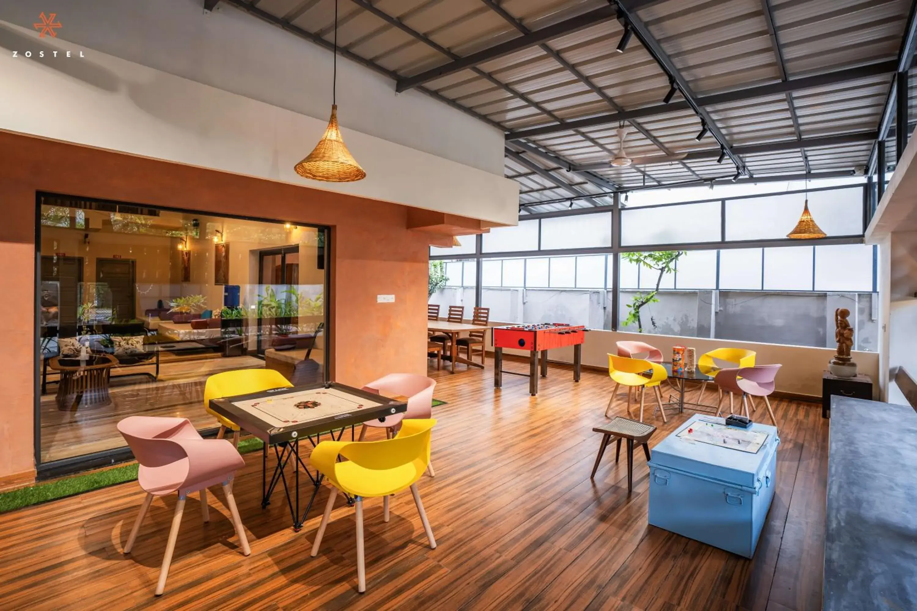 Living room in Zostel Kochi, Ernakulam Living room in Zostel Kochi, Ernakulam