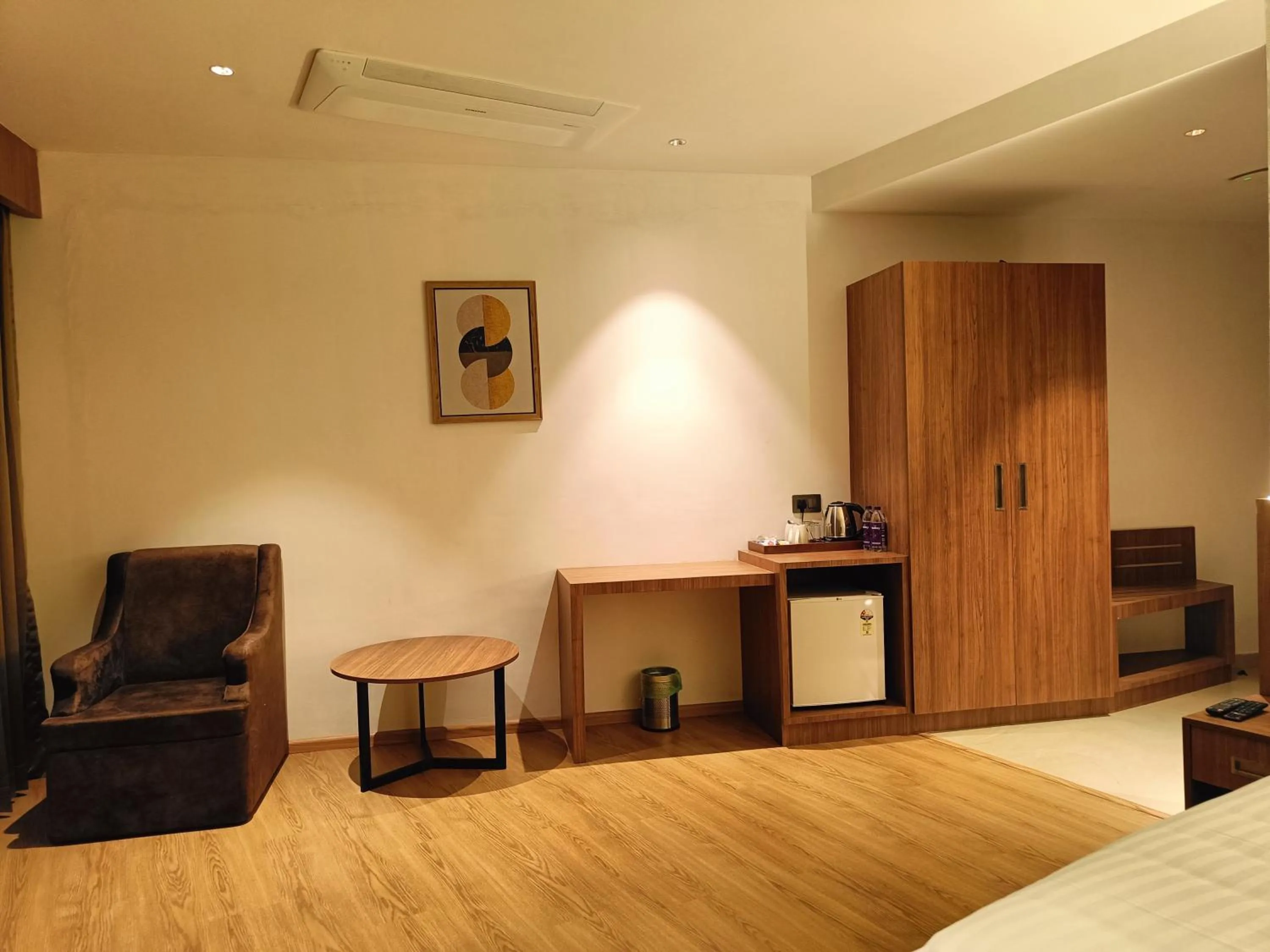 Bed in Hotel Sky Sierra Wayanad