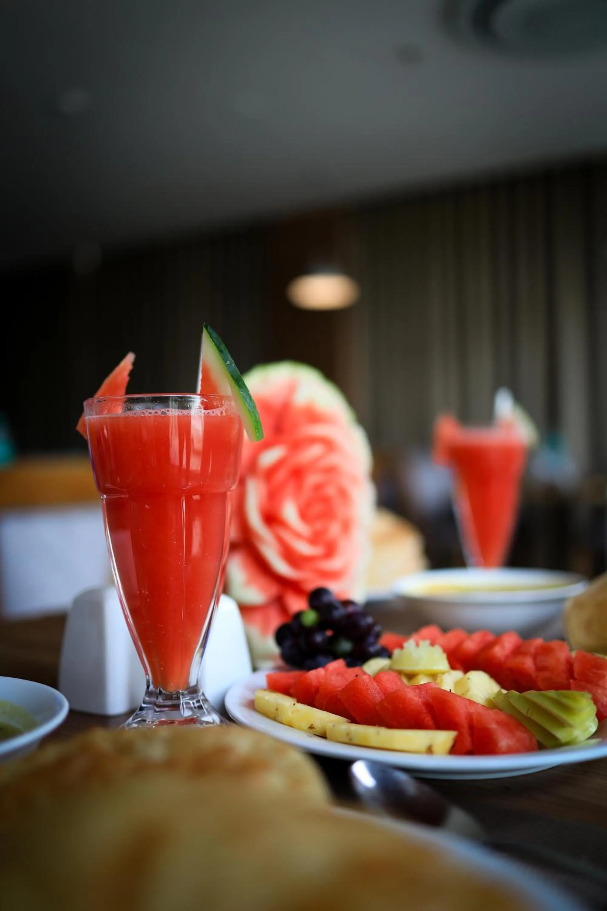 Food and drinks in Hotel Sky Sierra Wayanad