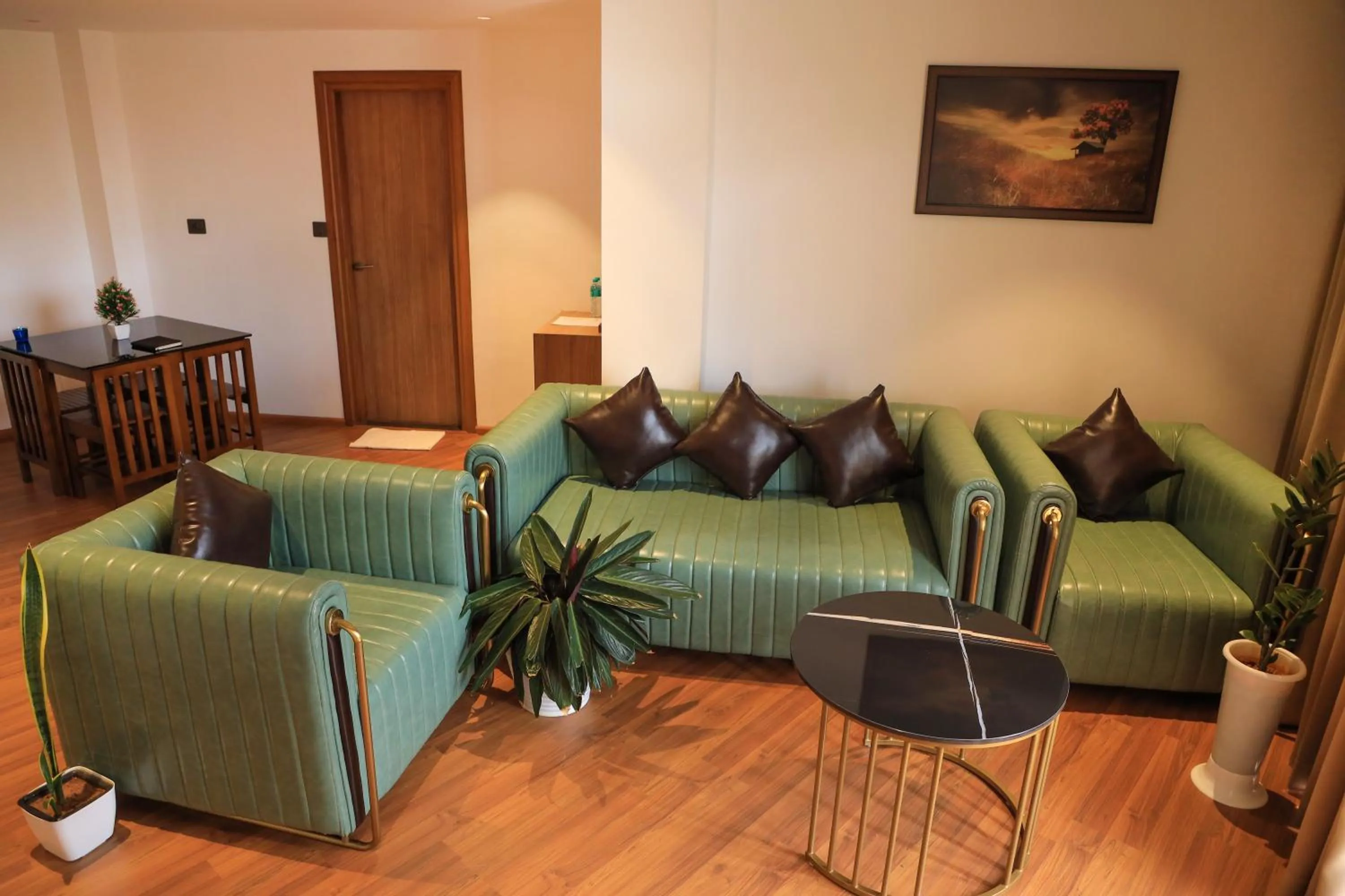 Living room in Hotel Sky Sierra Wayanad