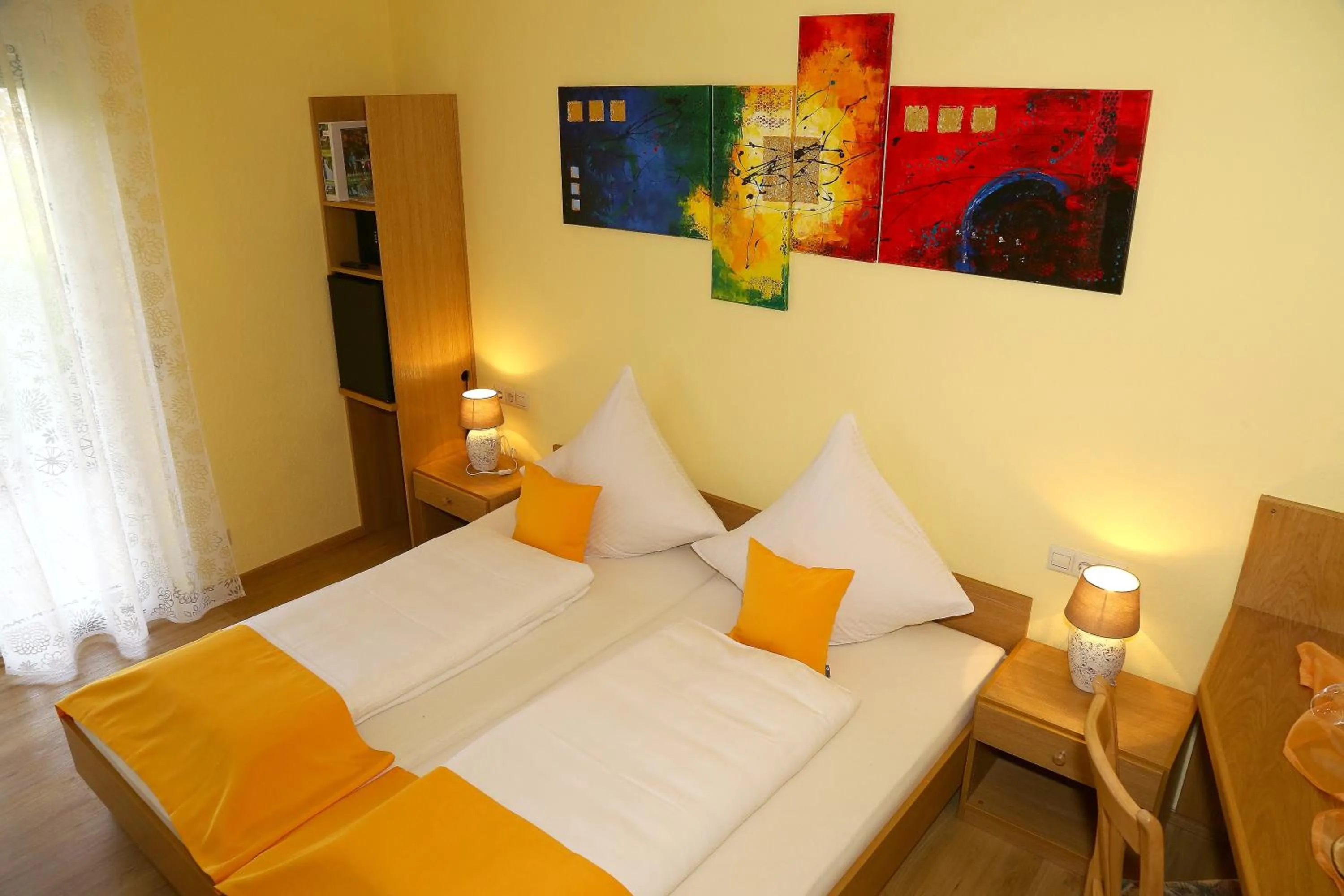 Bed in Landhotel Garni Schweizerhaus