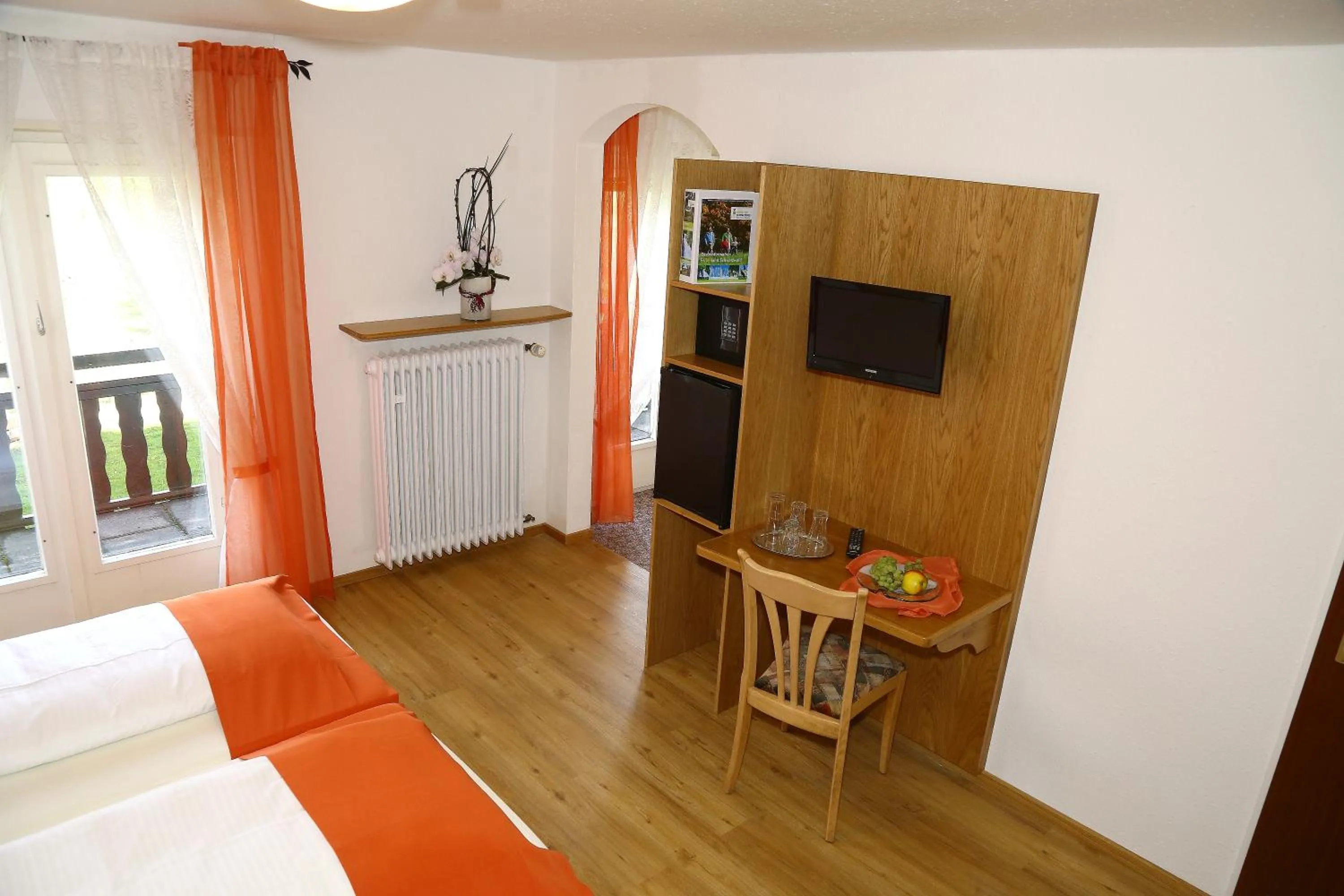 Bed in Landhotel Garni Schweizerhaus