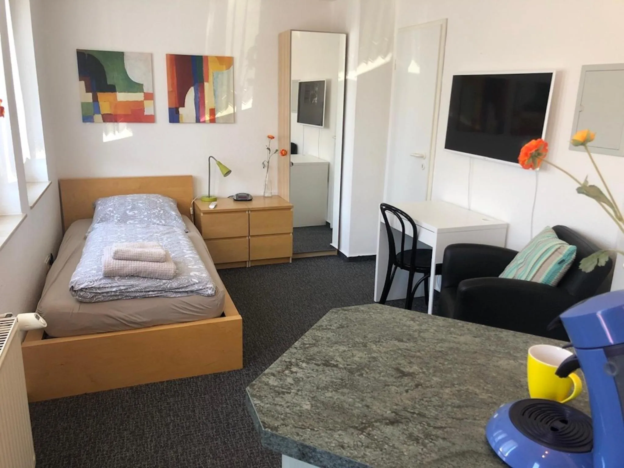 Bed in Apartmenthaus Somborn