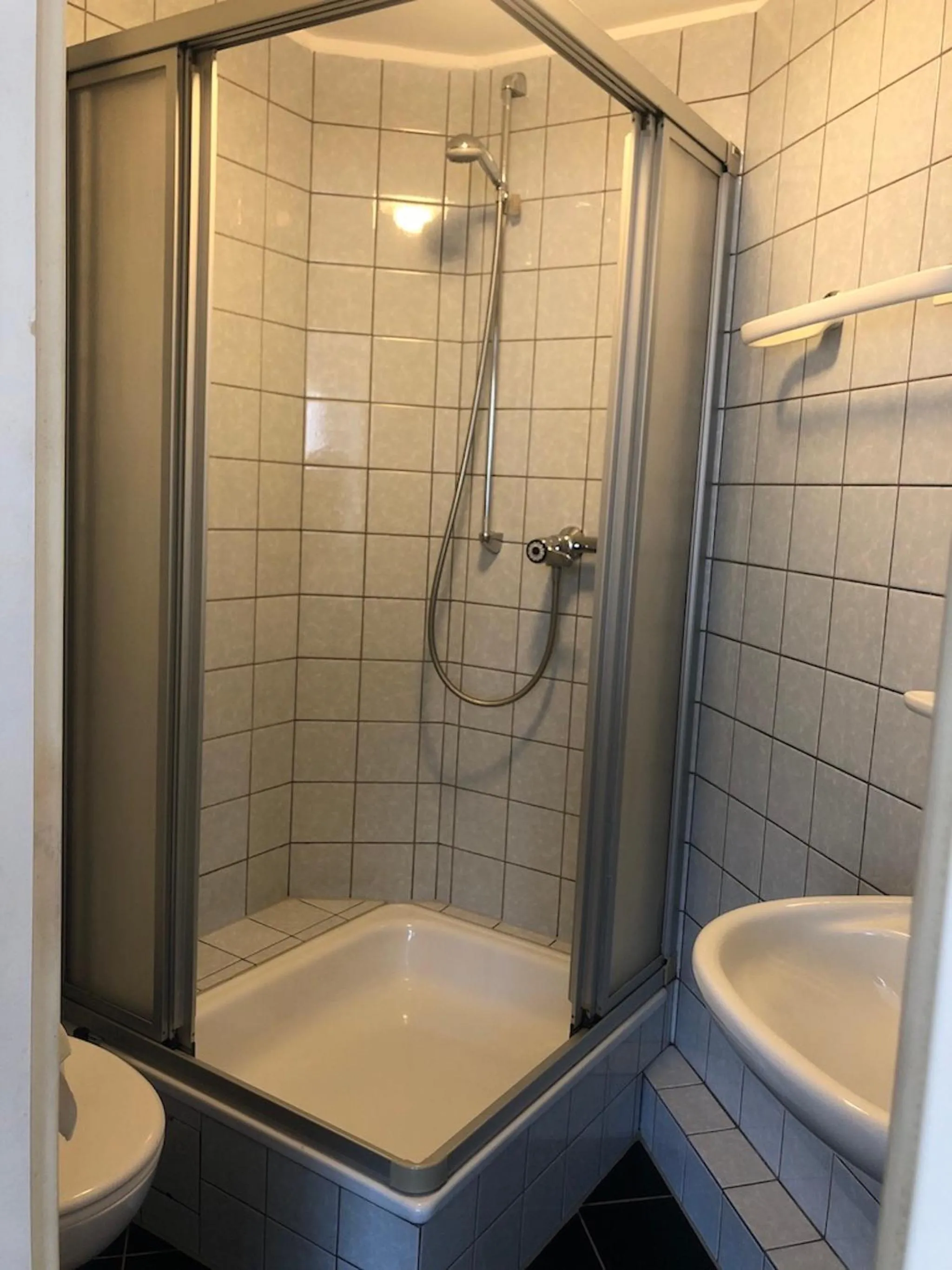 Shower in Apartmenthaus Somborn