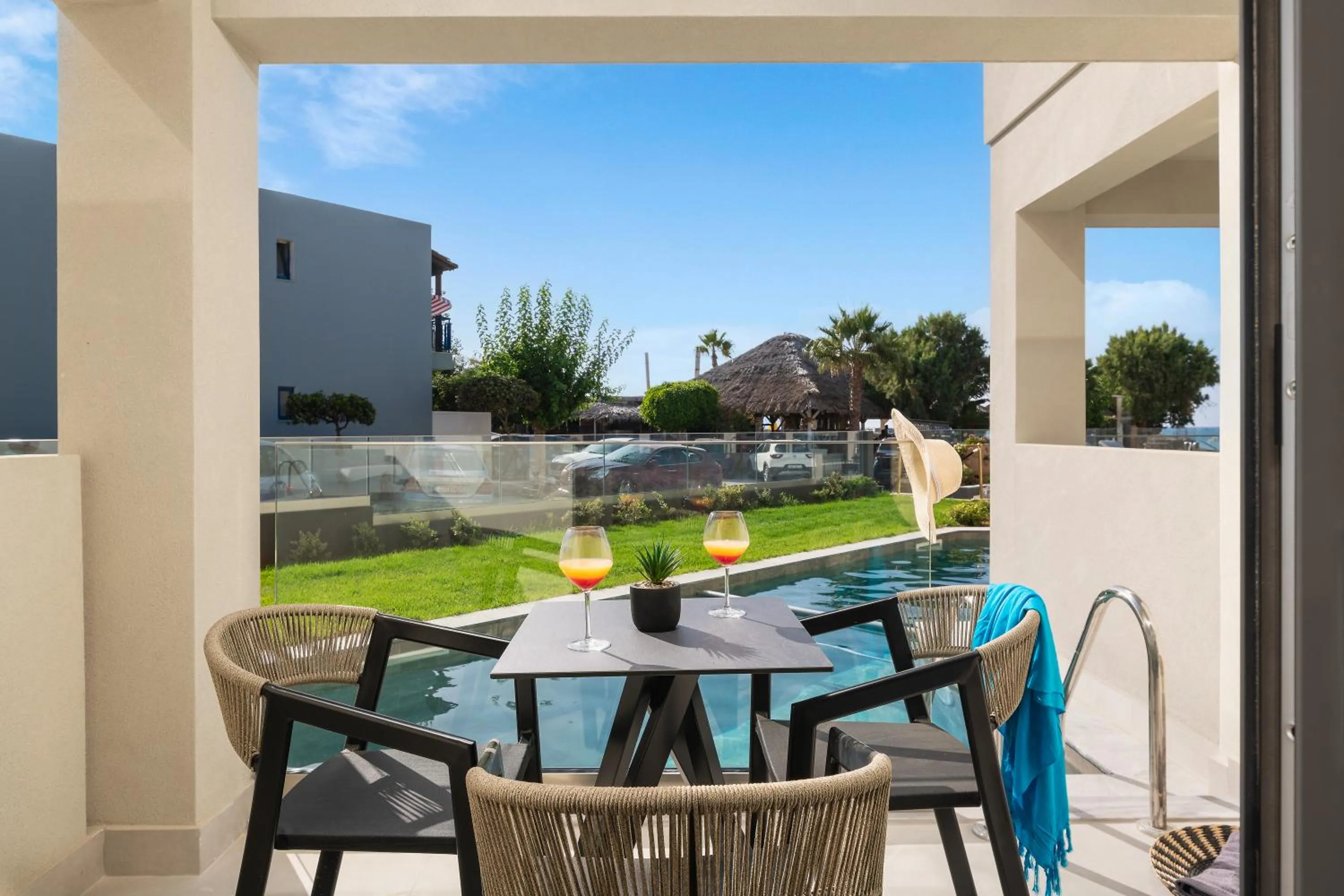 Balcony/Terrace in Elia Agia Marina Resort