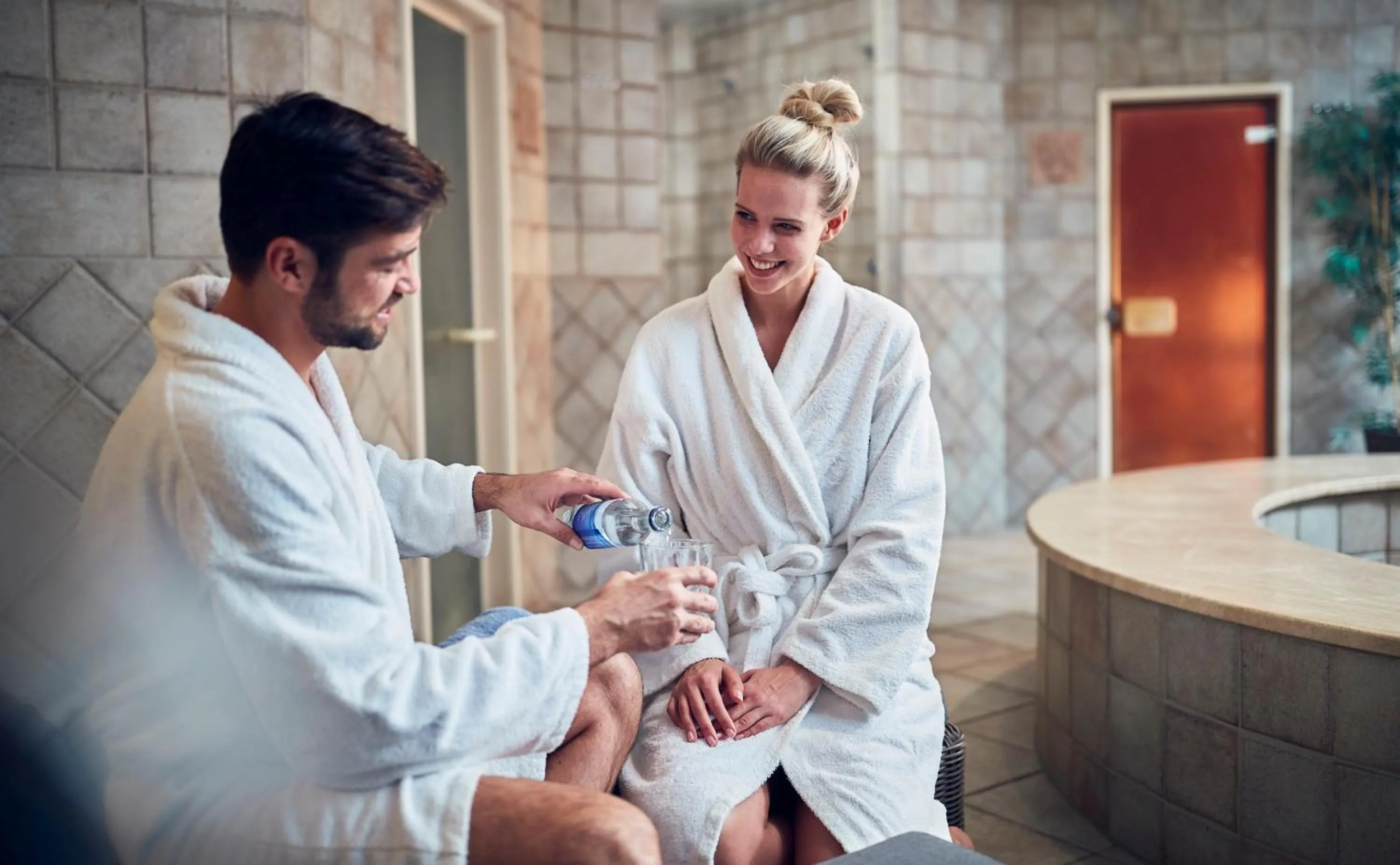 Swimming pool in WestCord ApartHotel Boschrijck