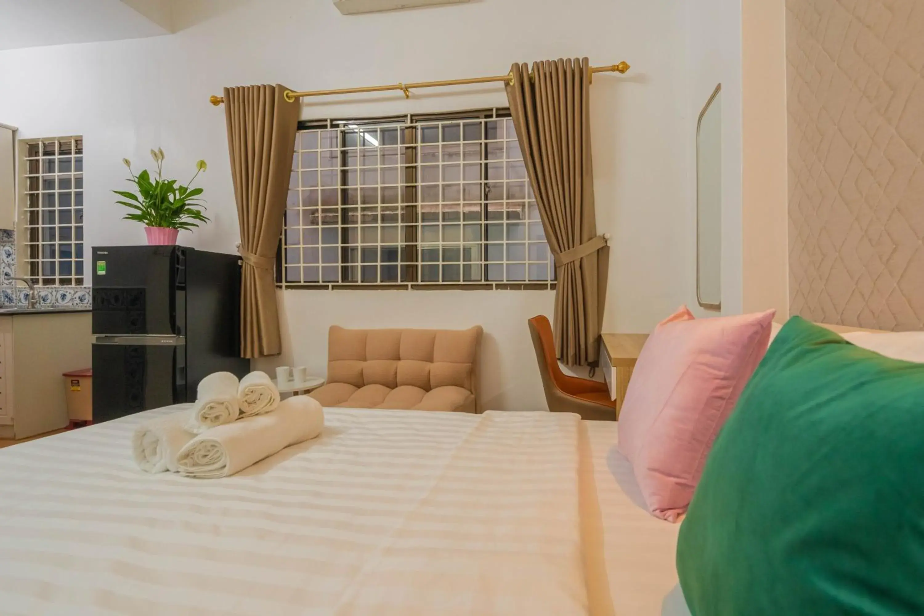 Bed in Kansas Hotel & Apartment - Notre Dame Bed in Kansas Hotel & Apartment - Notre Dame