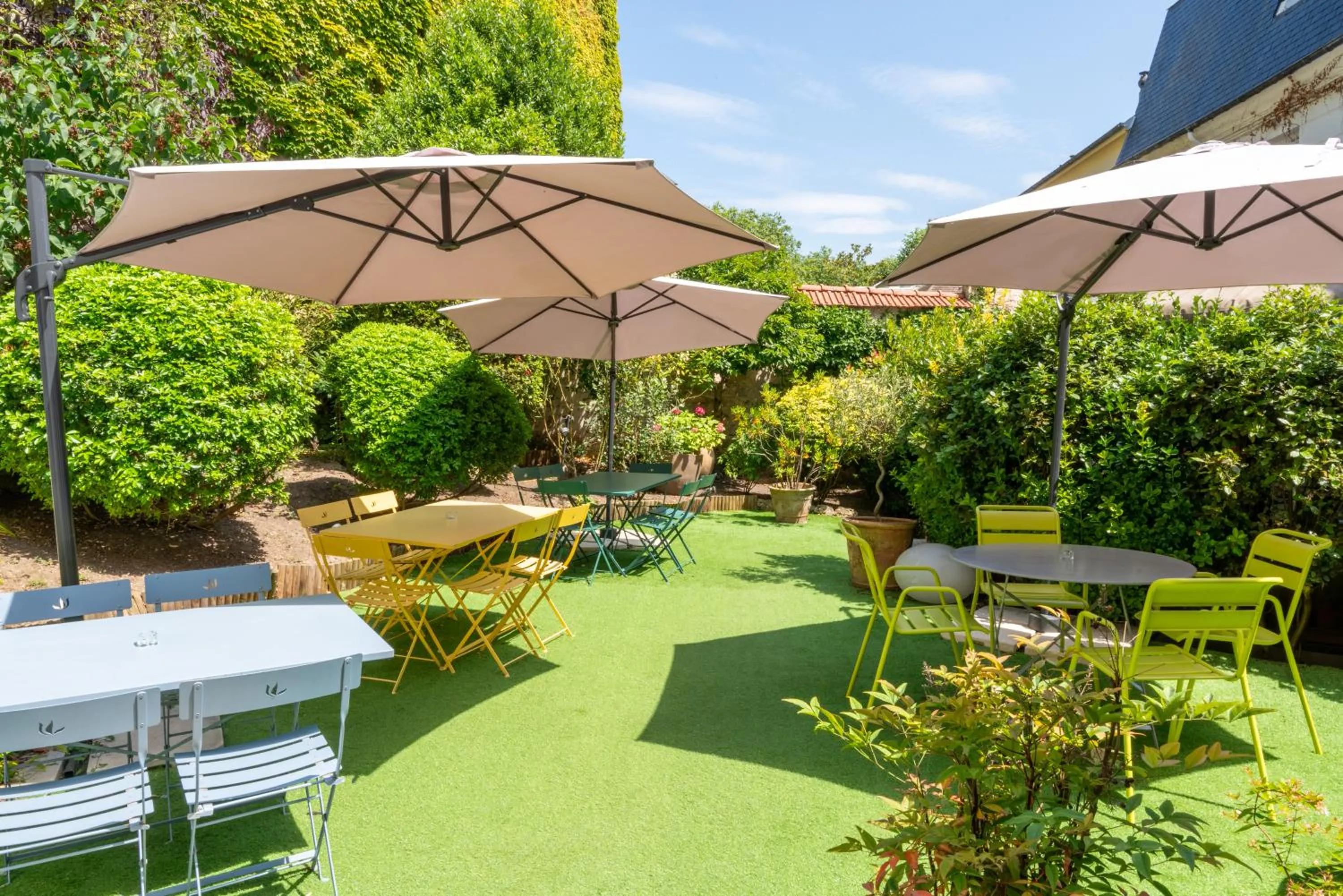 Garden in Hôtel du Jeu de Paume