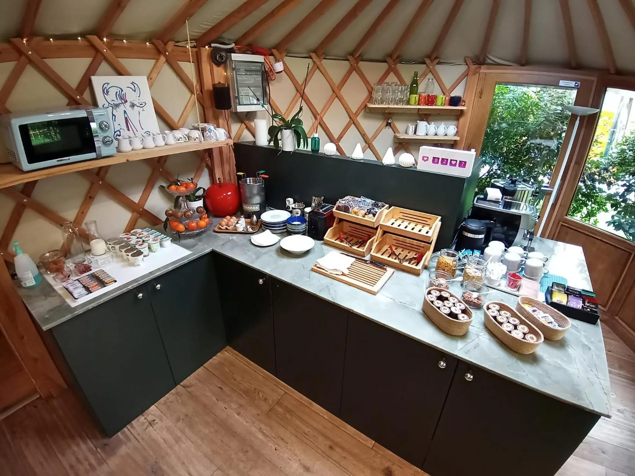 Food and drinks in Hôtel du Jeu de Paume