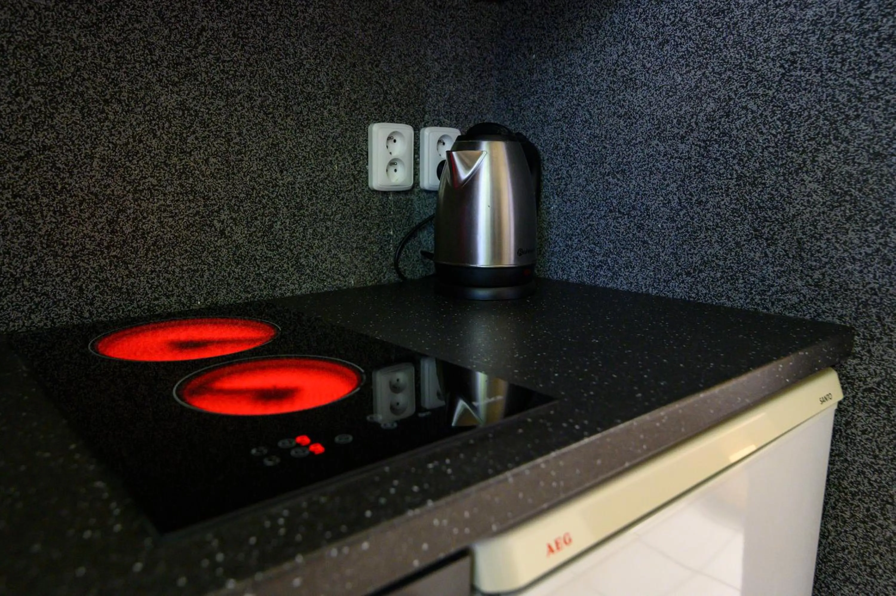 Coffee/tea facilities in Hostel Seven