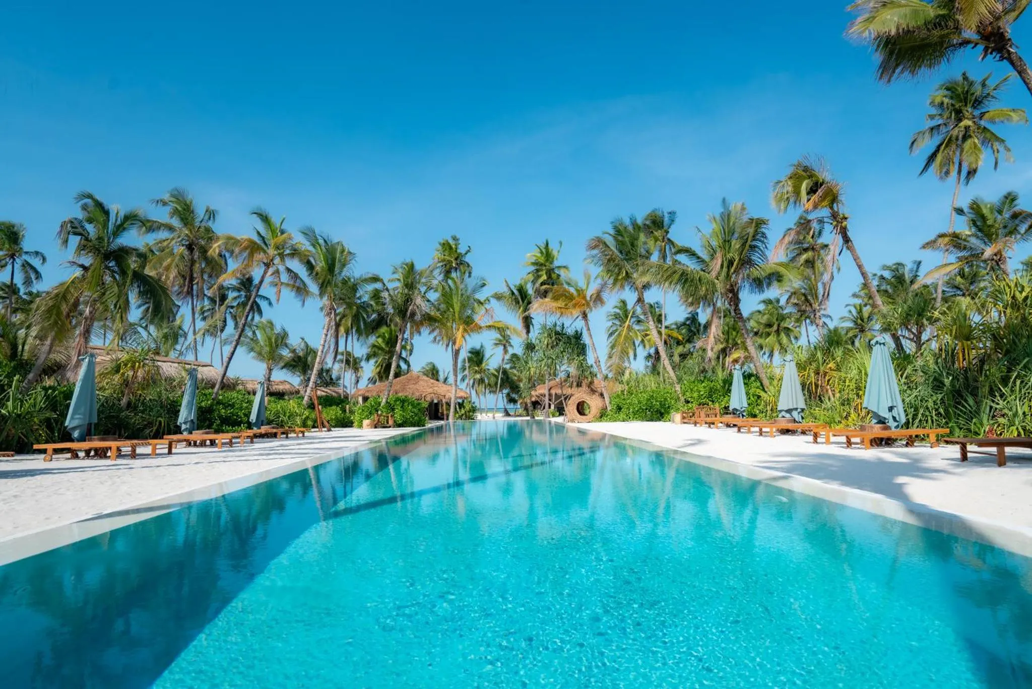 Pool view in Sensations Eco-Chic Hotel