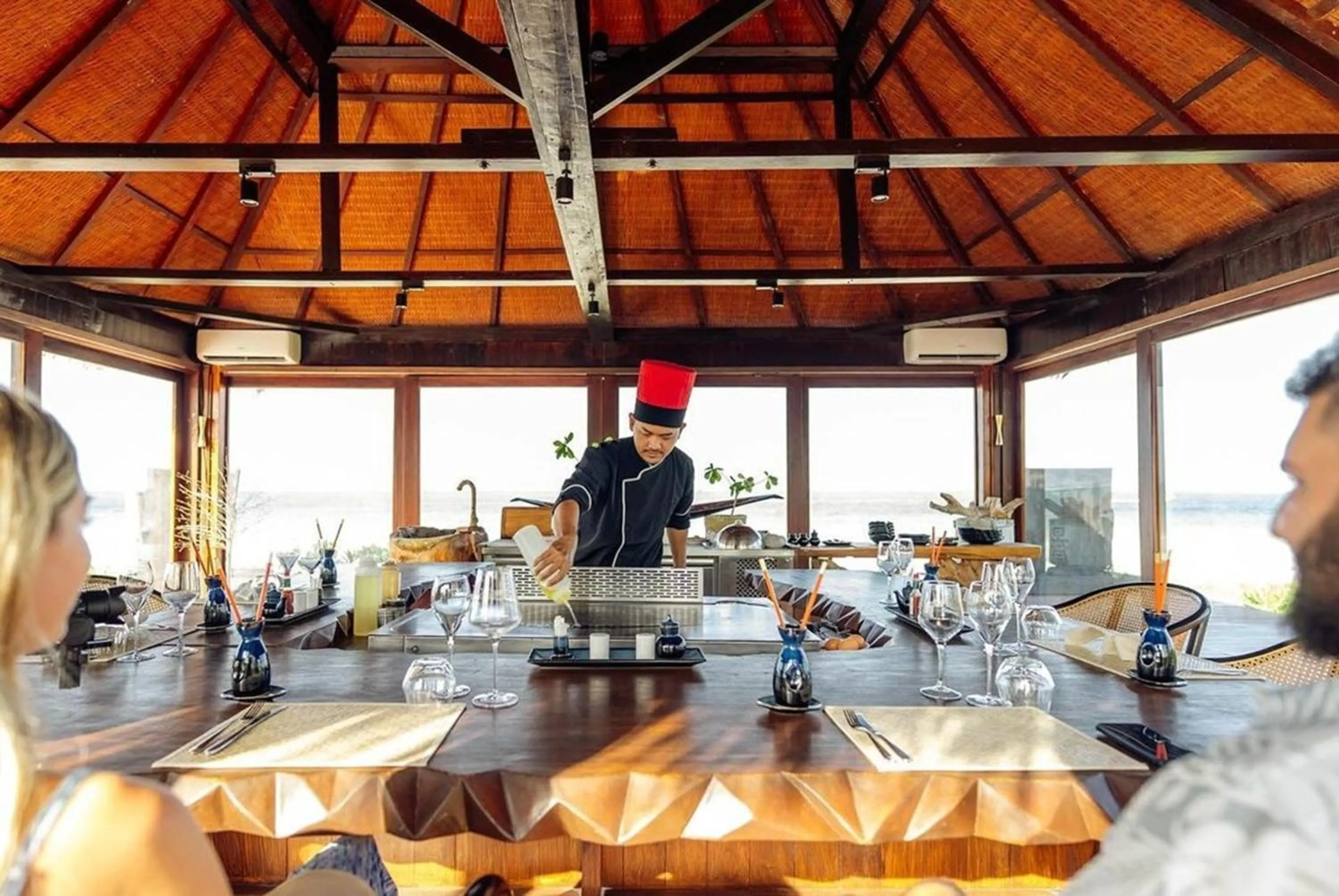 Restaurant/places to eat in Sensations Eco-Chic Hotel