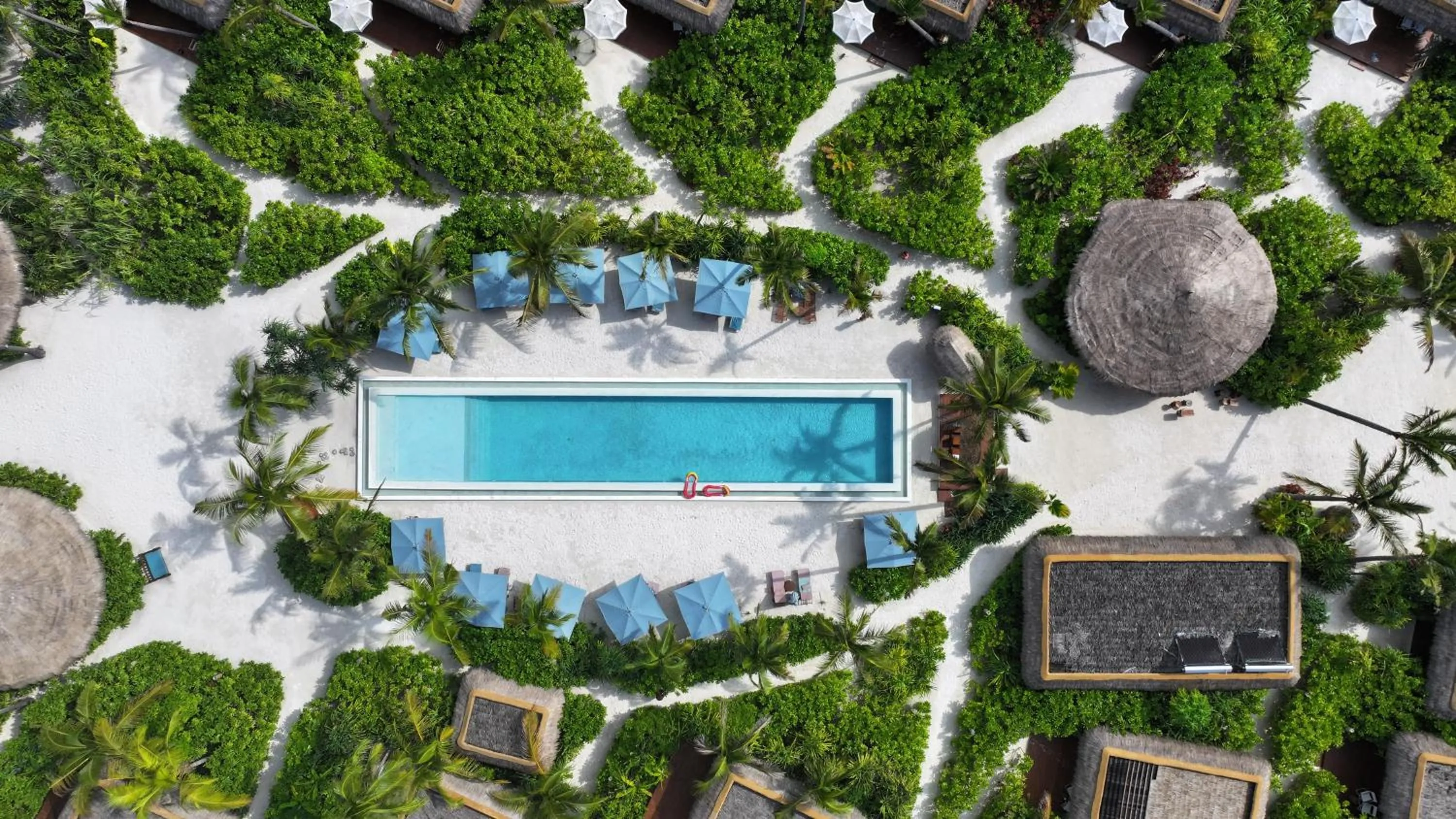 Bird's eye view in Sensations Eco-Chic Hotel