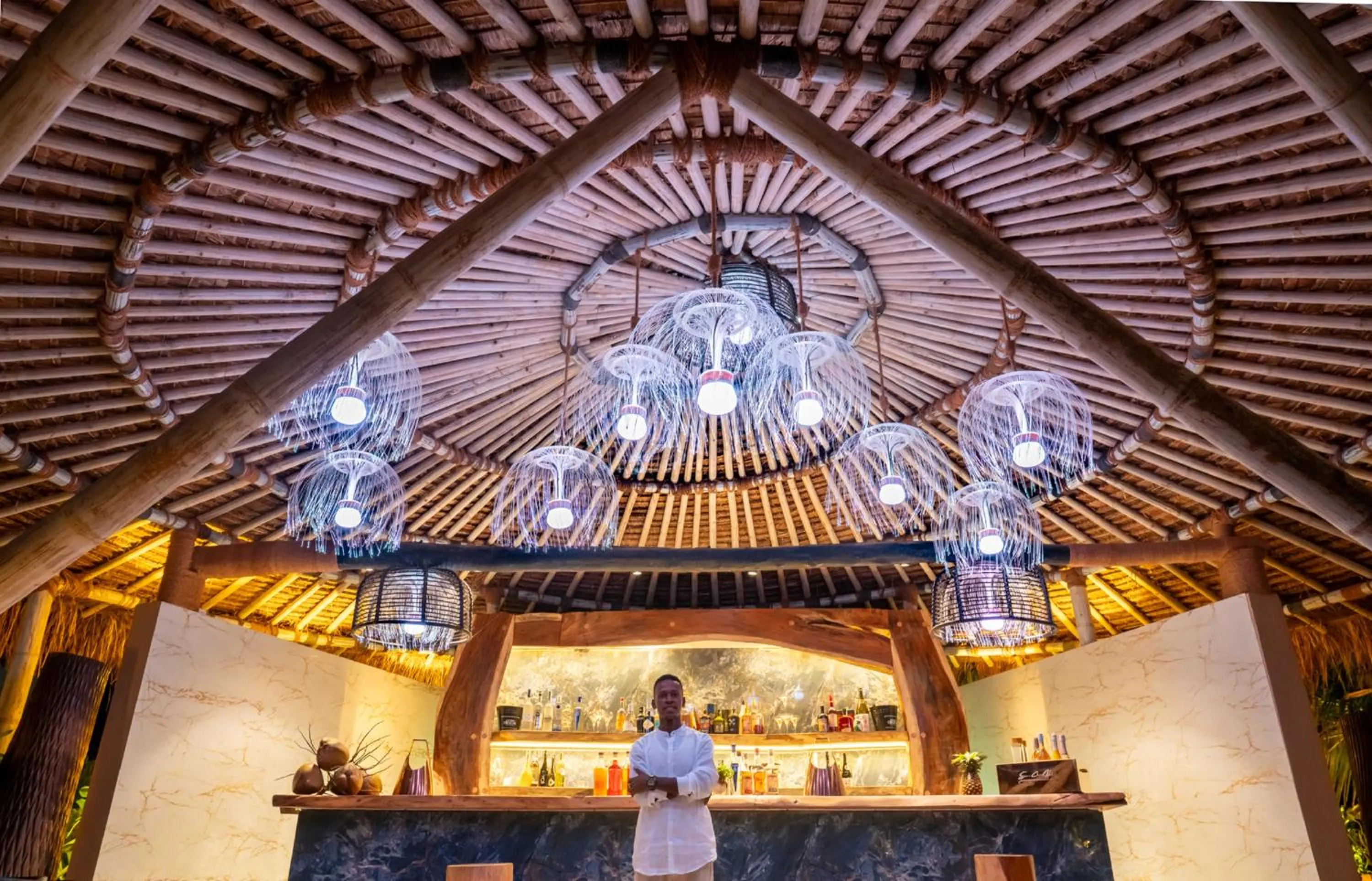 Lounge or bar in Sensations Eco-Chic Hotel