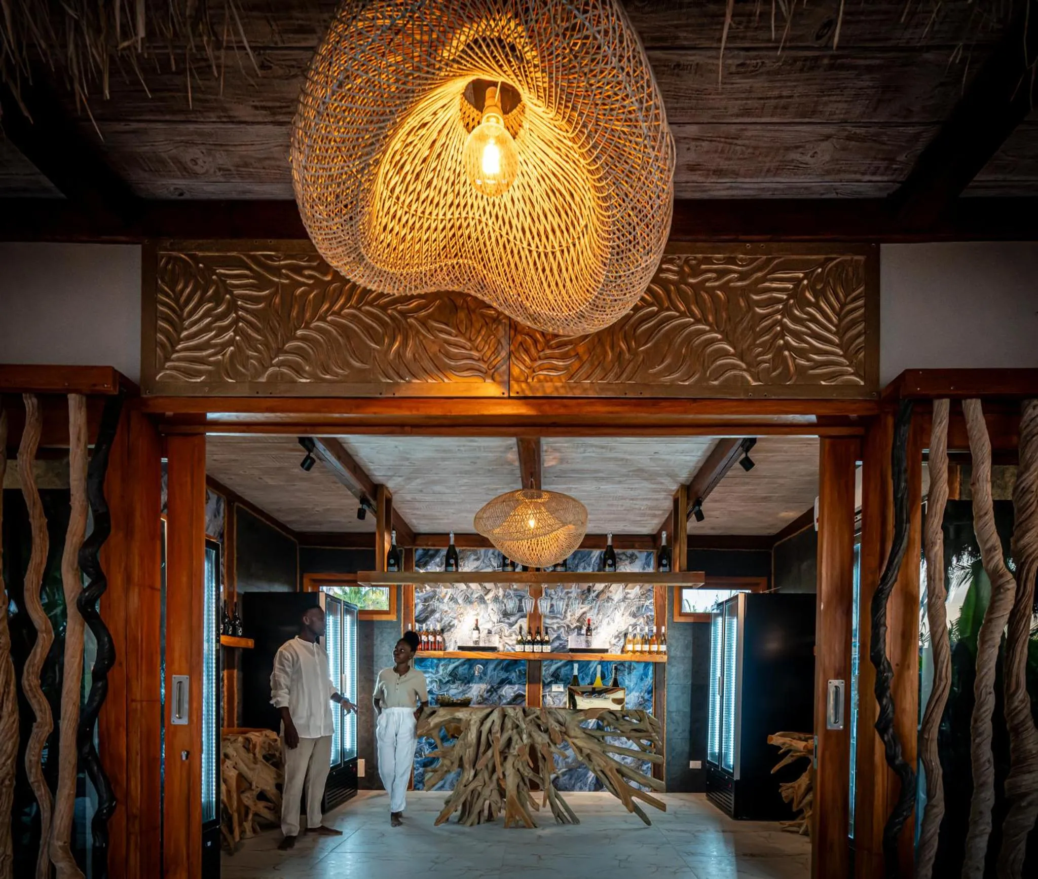 Lounge or bar in Sensations Eco-Chic Hotel