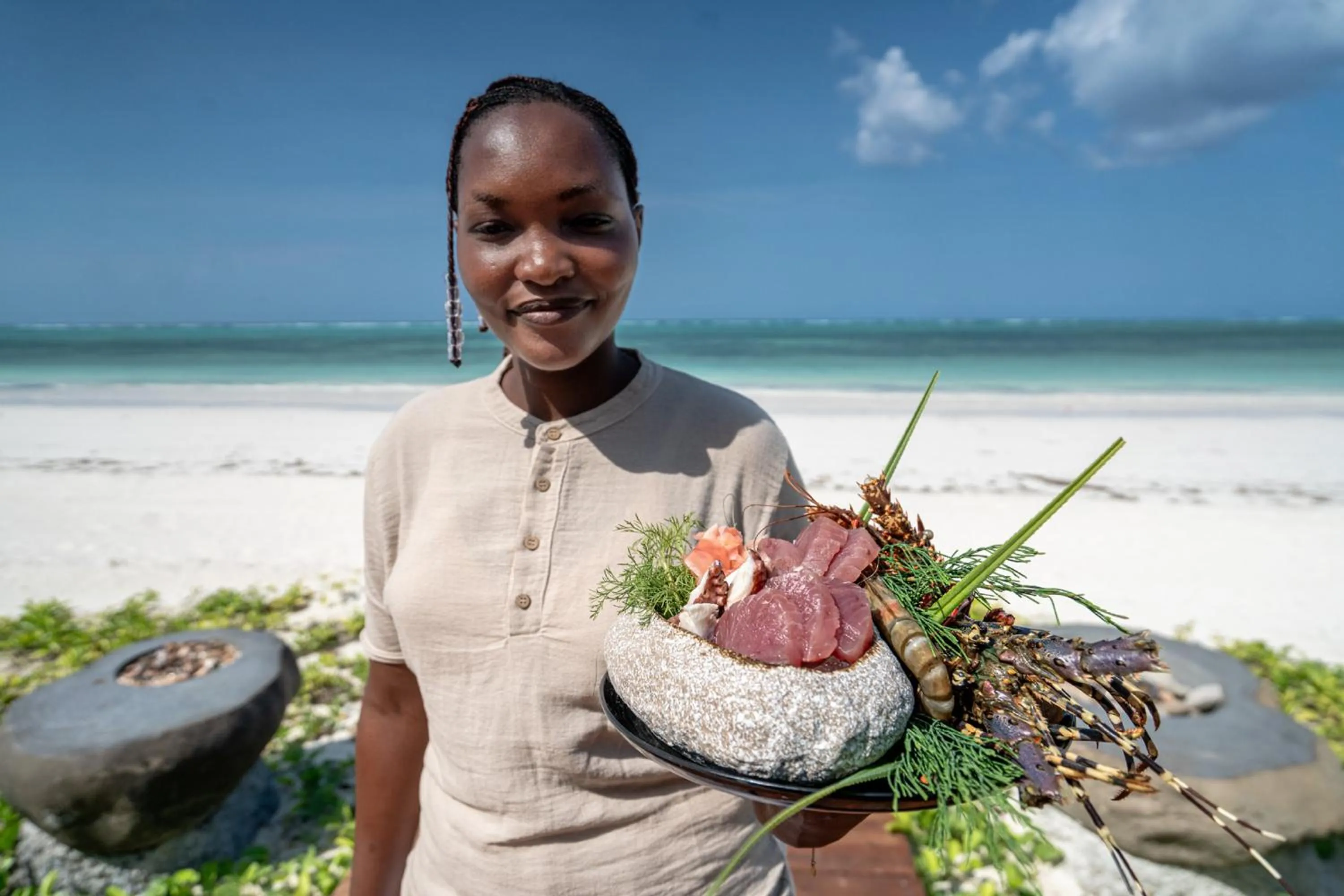 Food in Sensations Eco-Chic Hotel