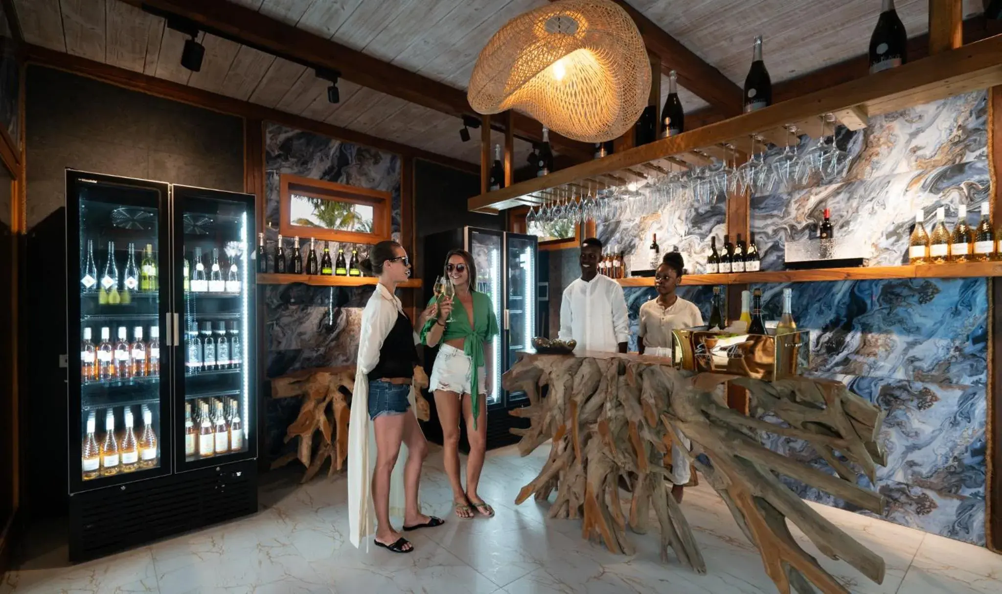 Lounge or bar in Sensations Eco-Chic Hotel Lounge or bar in Sensations Eco-Chic Hotel