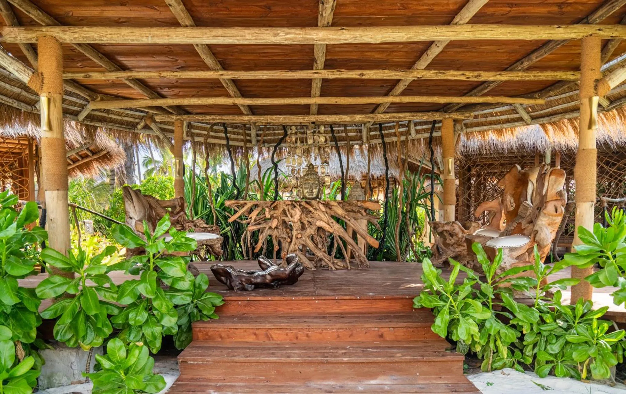 Garden view in Sensations Eco-Chic Hotel