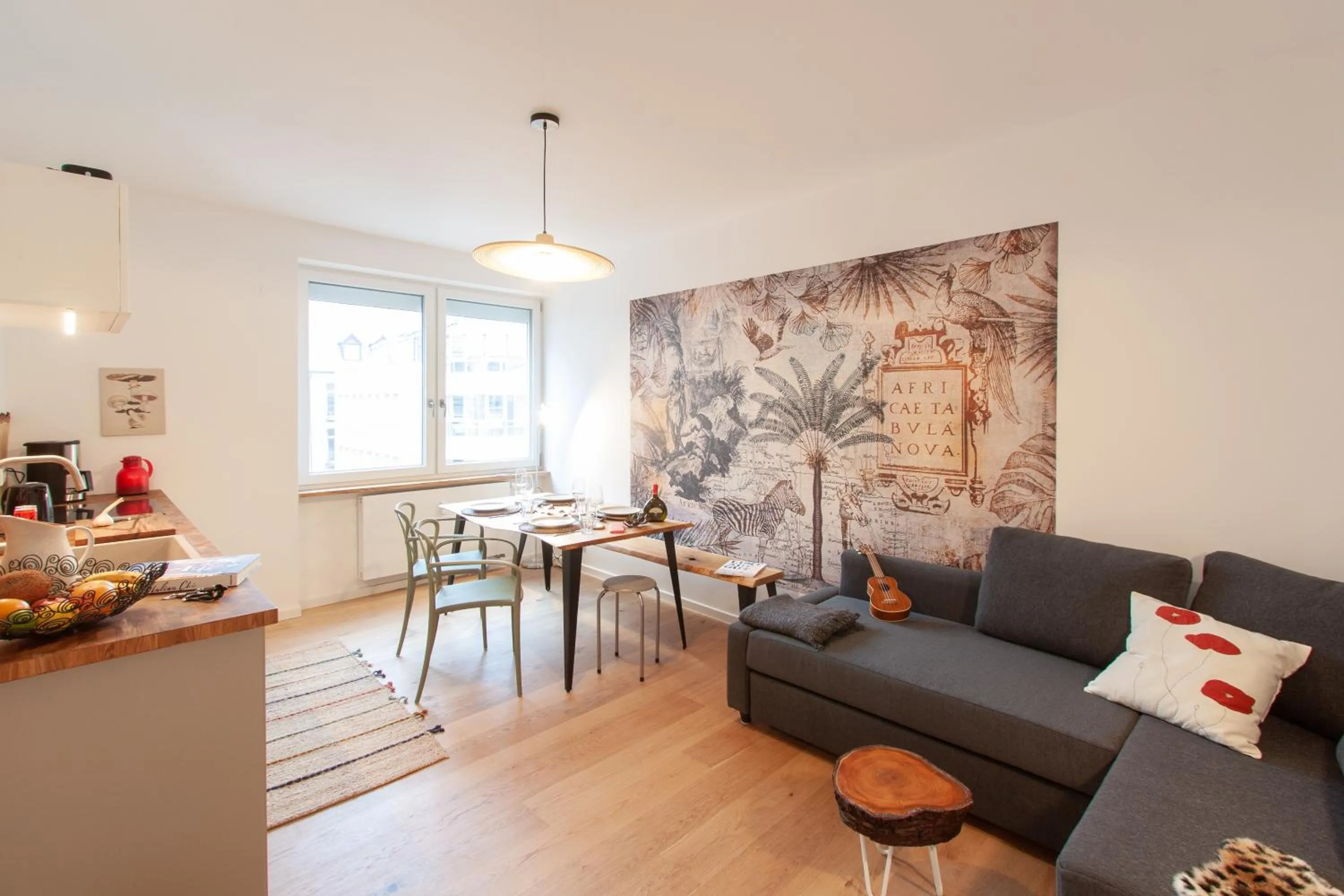 Kitchen or kitchenette in Juliusliving - modernes Wohnen an der Juliuspromenade