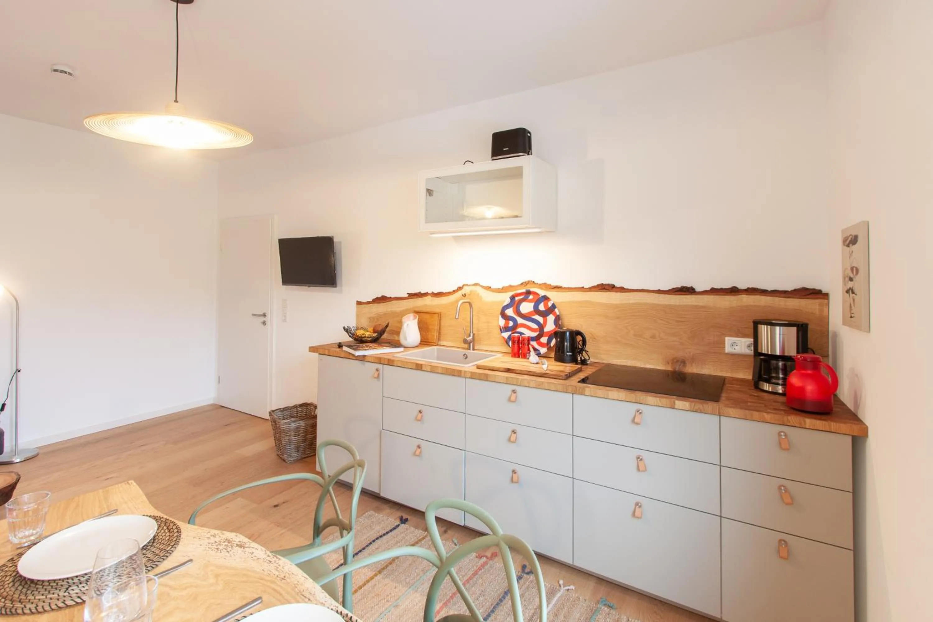 Kitchen or kitchenette in Juliusliving - modernes Wohnen an der Juliuspromenade