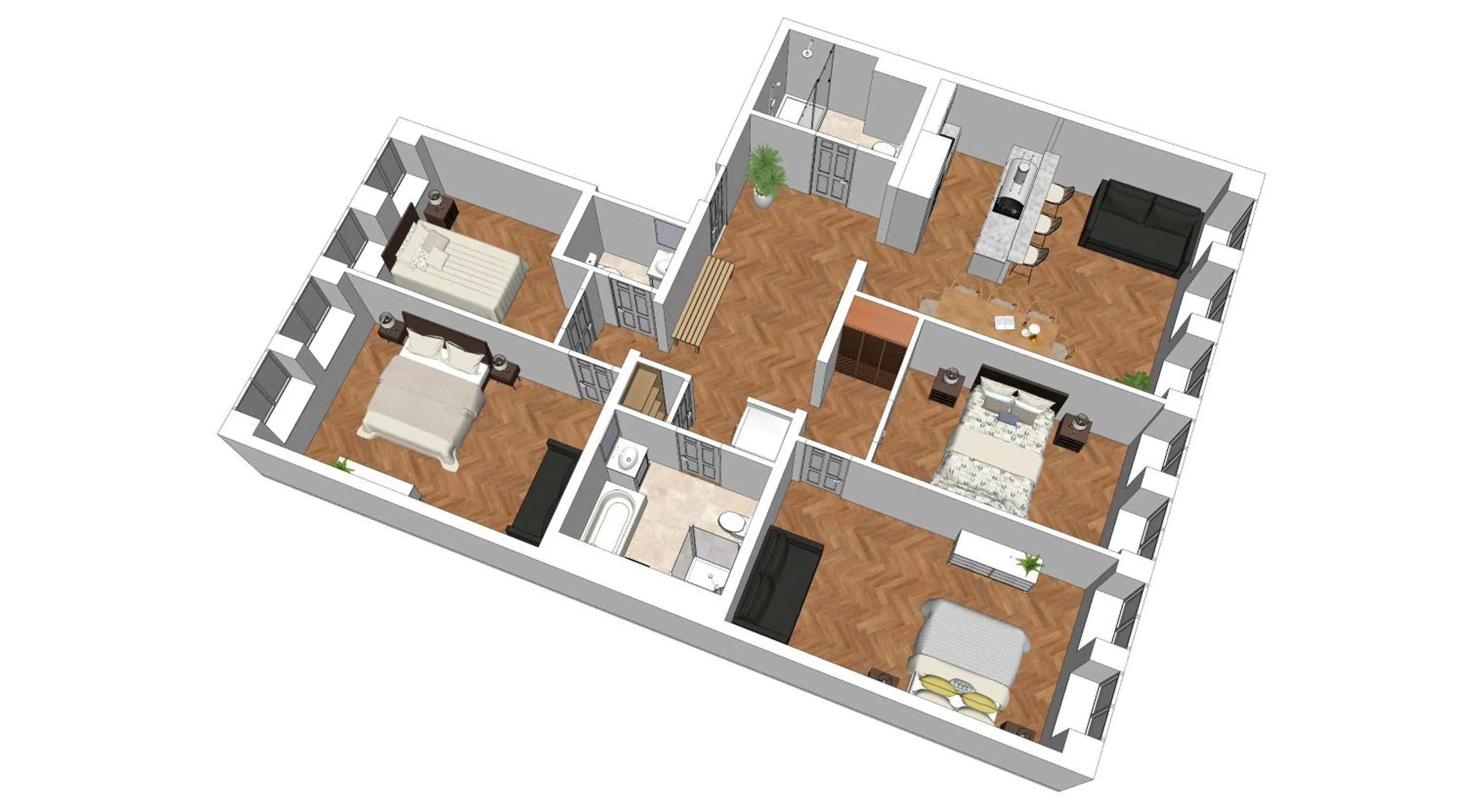 Flatista Homes - Central Station - 4 BR