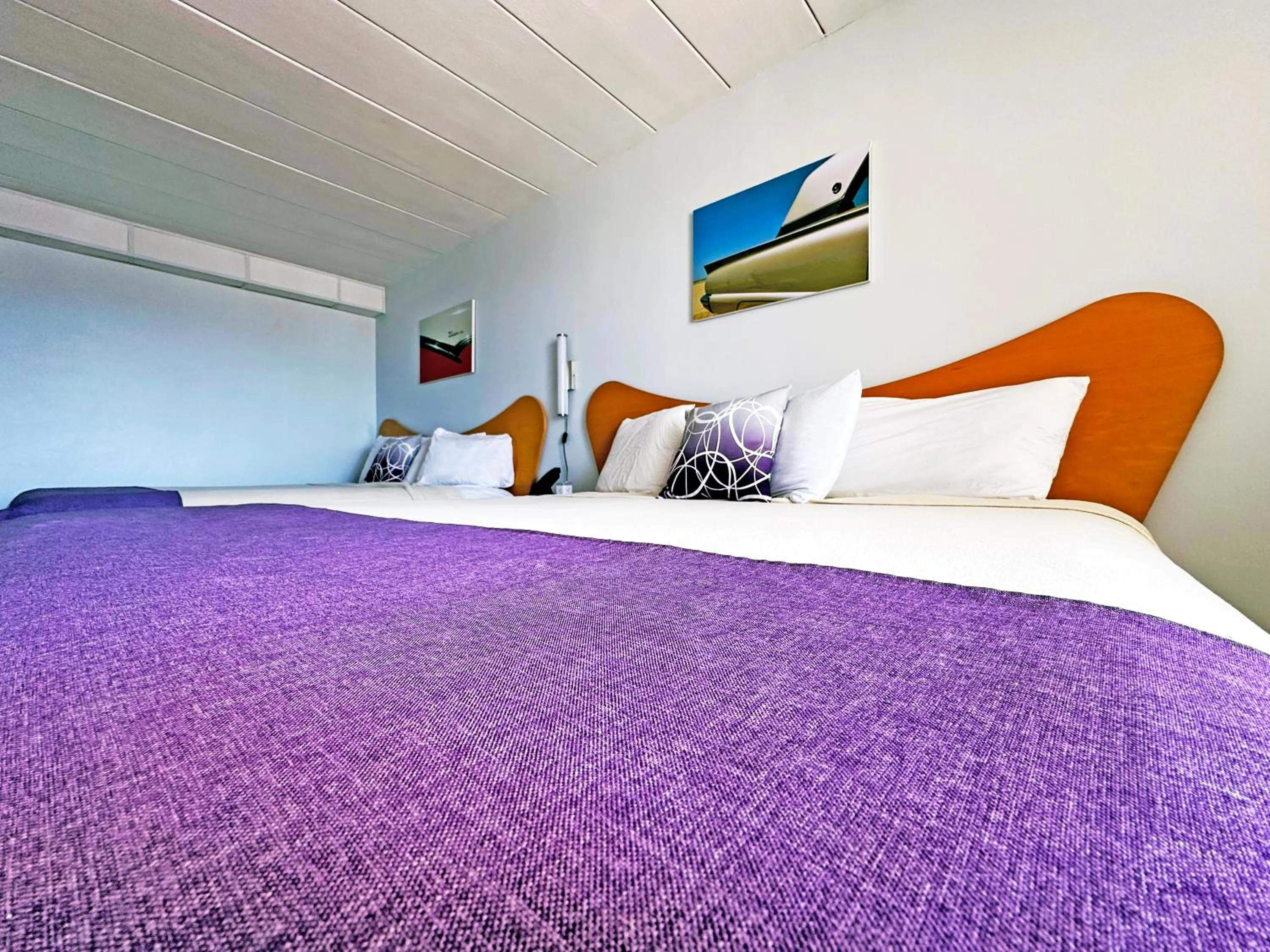 Bed in Shalimar Resort