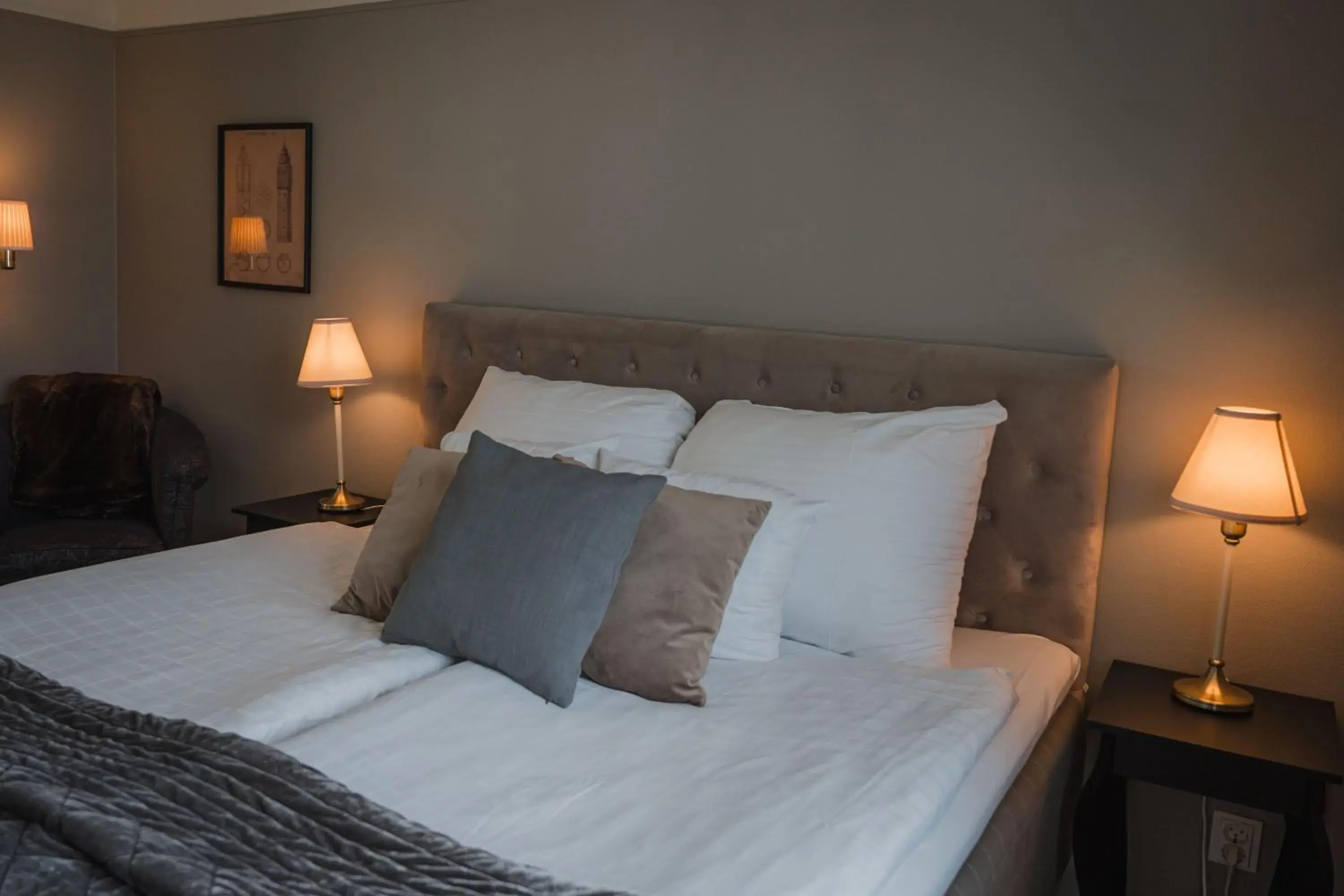 Bed in Haparanda Stadshotell Bed in Haparanda Stadshotell