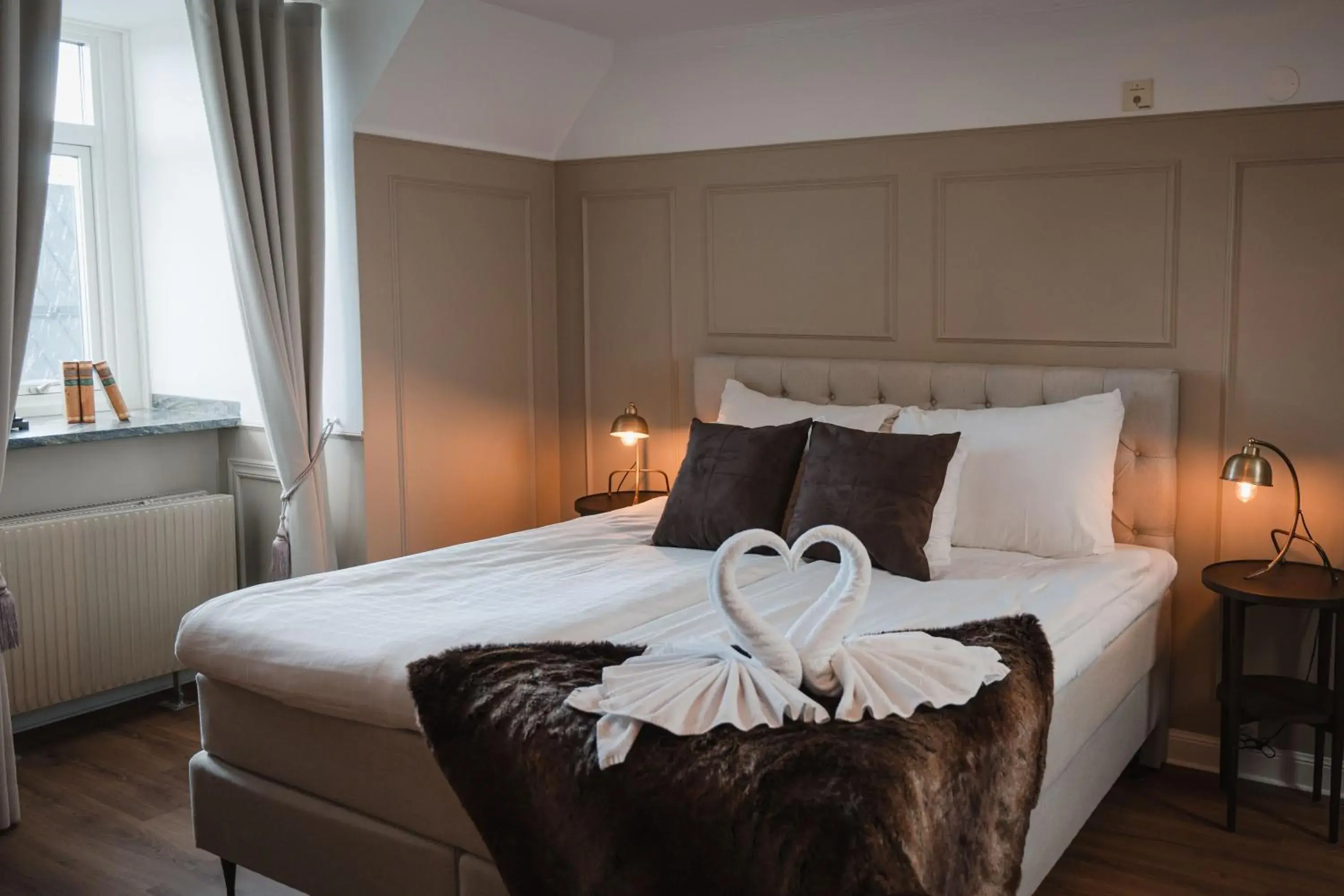 Bed in Haparanda Stadshotell Bed in Haparanda Stadshotell