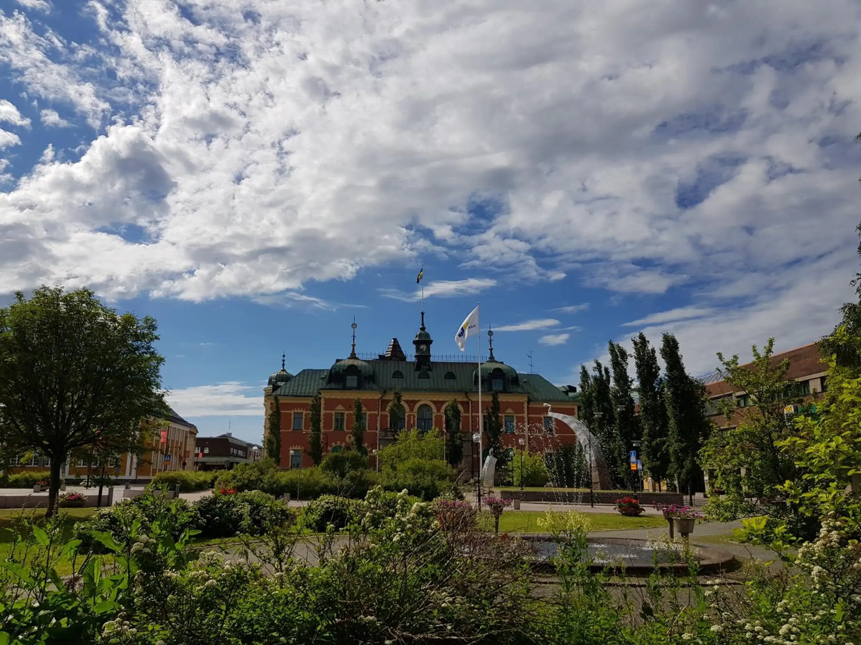 Facade/entrance in Haparanda Stadshotell Facade/entrance in Haparanda Stadshotell